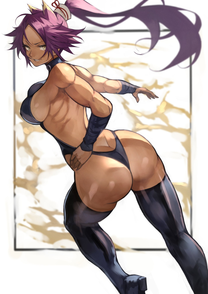 Shihouin Yoruichi (Bleach) Rule 34 Image