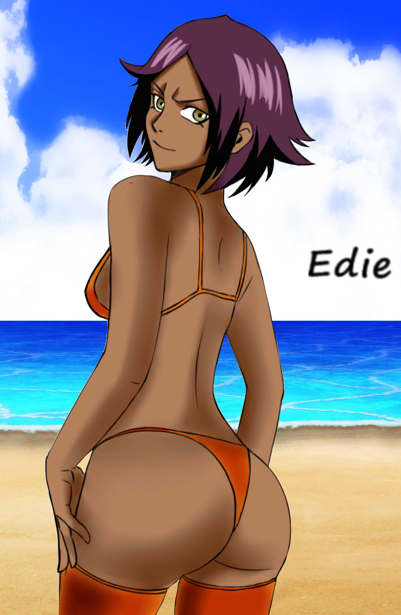 Shihouin Yoruichi (Bleach) Rule 34 Image