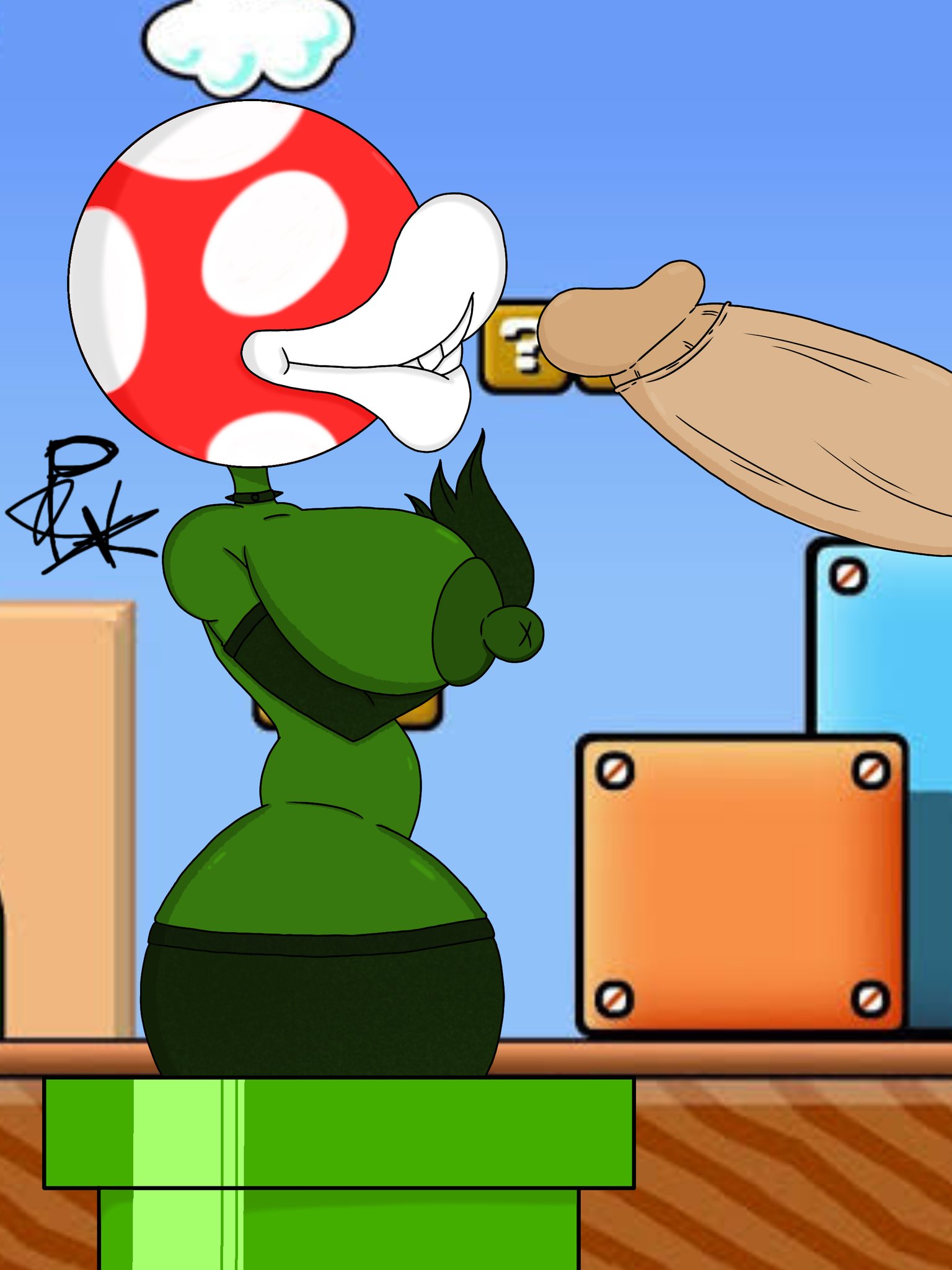 Piranha Plant (Mario (Series)) Rule 34 Image