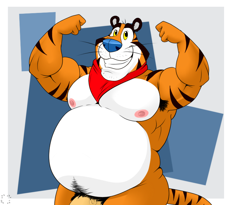 Tony The Tiger (Frosted Flakes) Rule 34 Image