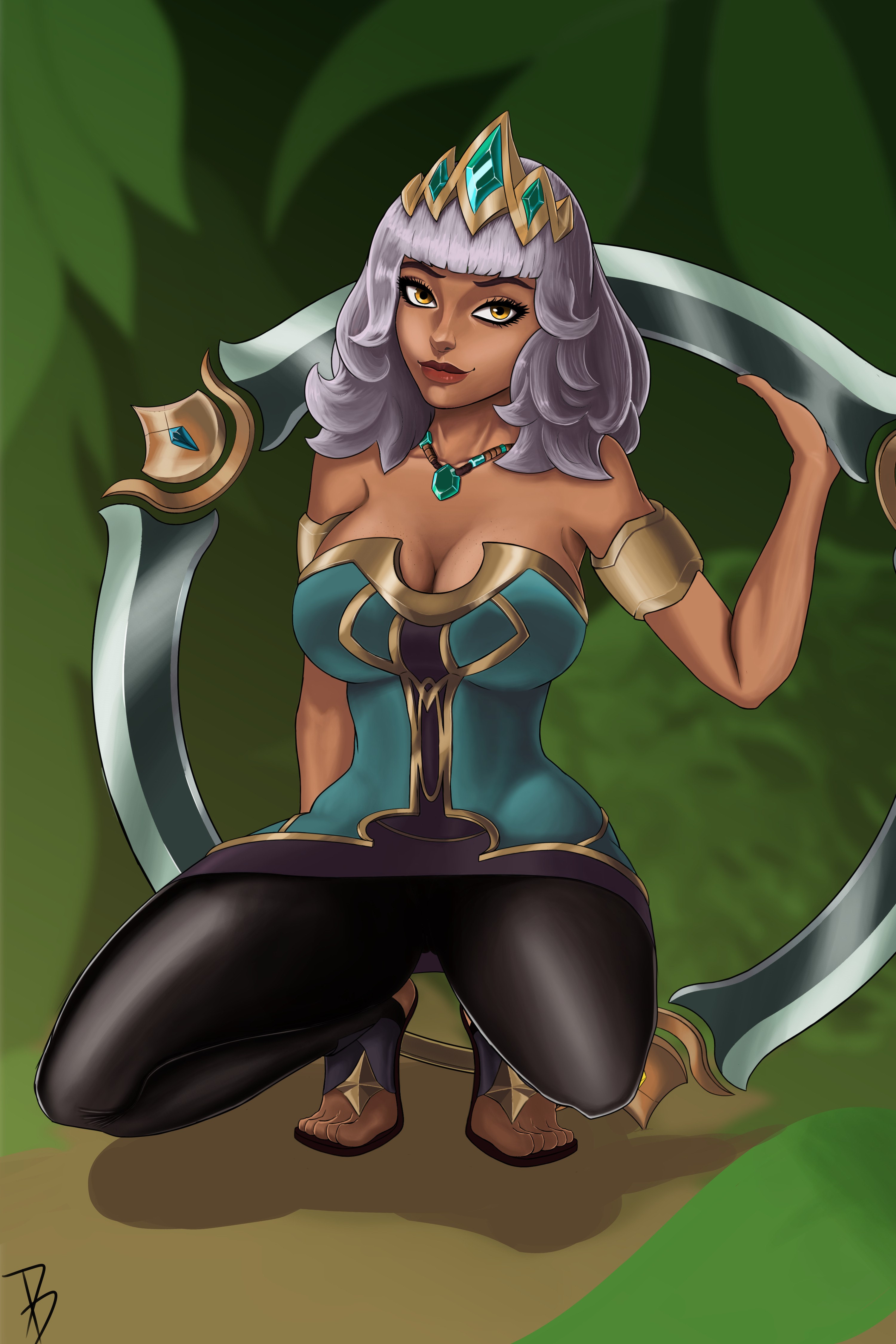 Qiyana Yunalai (League Of Legends) Rule 34 Image