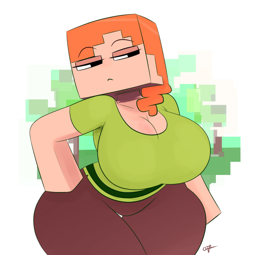 Alex (Minecraft) Rule 34 Image