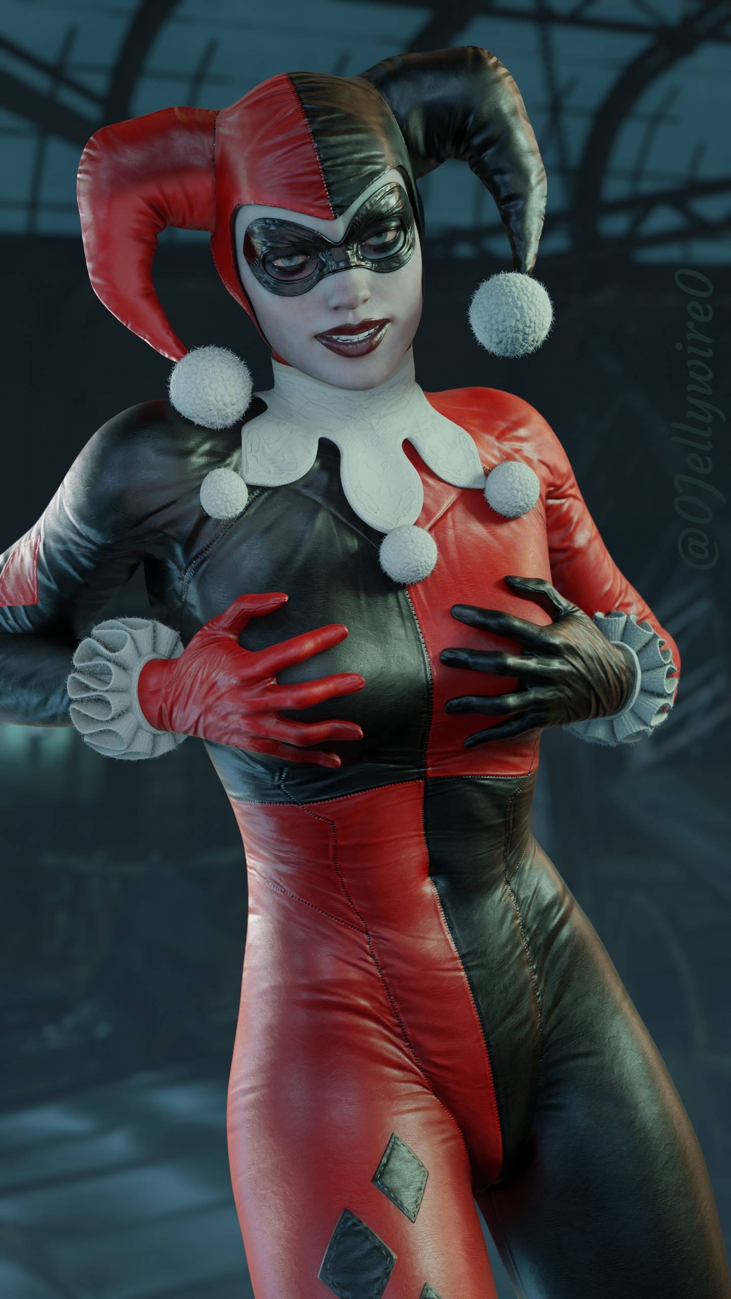 Harley Quinn (Batman: Arkham Knight) Rule 34 Image