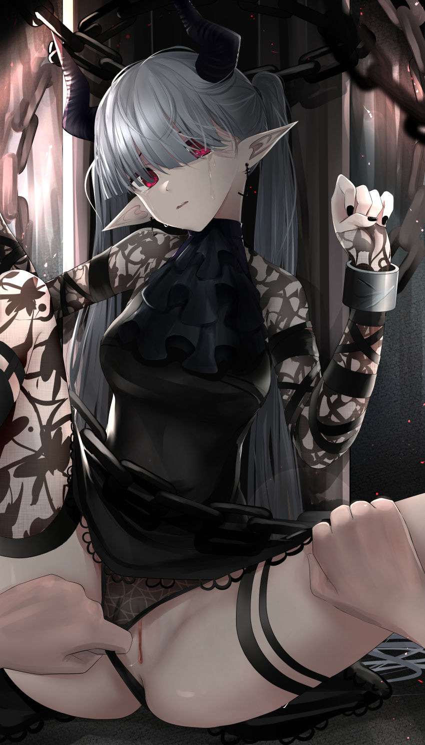 Chained Sarkaz Girl (Arknights) Rule 34 Image