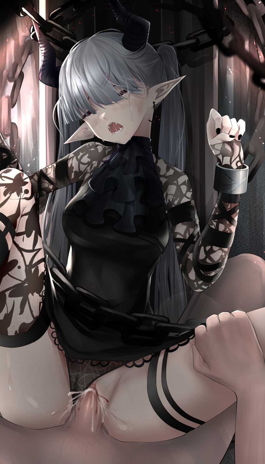 Chained Sarkaz Girl (Arknights) Rule 34 Image
