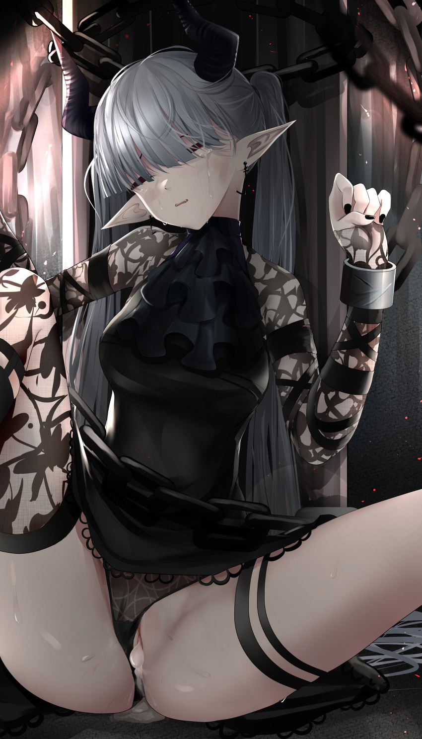 Chained Sarkaz Girl (Arknights) Rule 34 Image