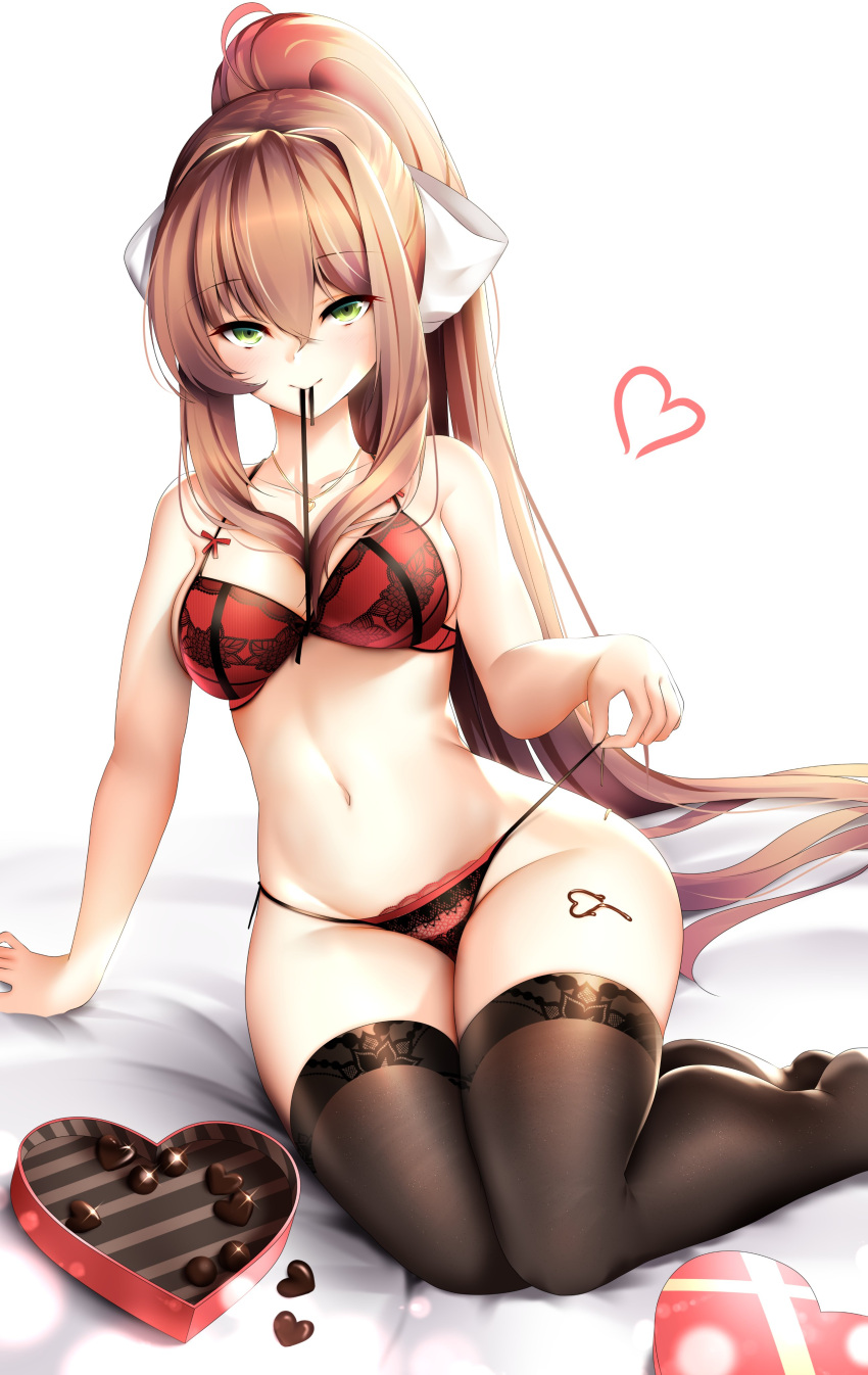 Monika (Doki Doki Literature Club) Rule 34 Image