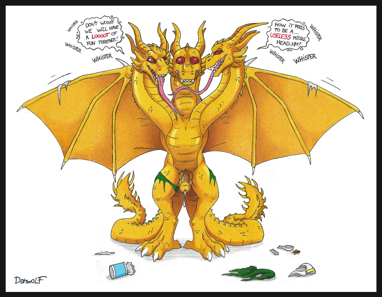 Ghidorah (Species) Rule 34 Image