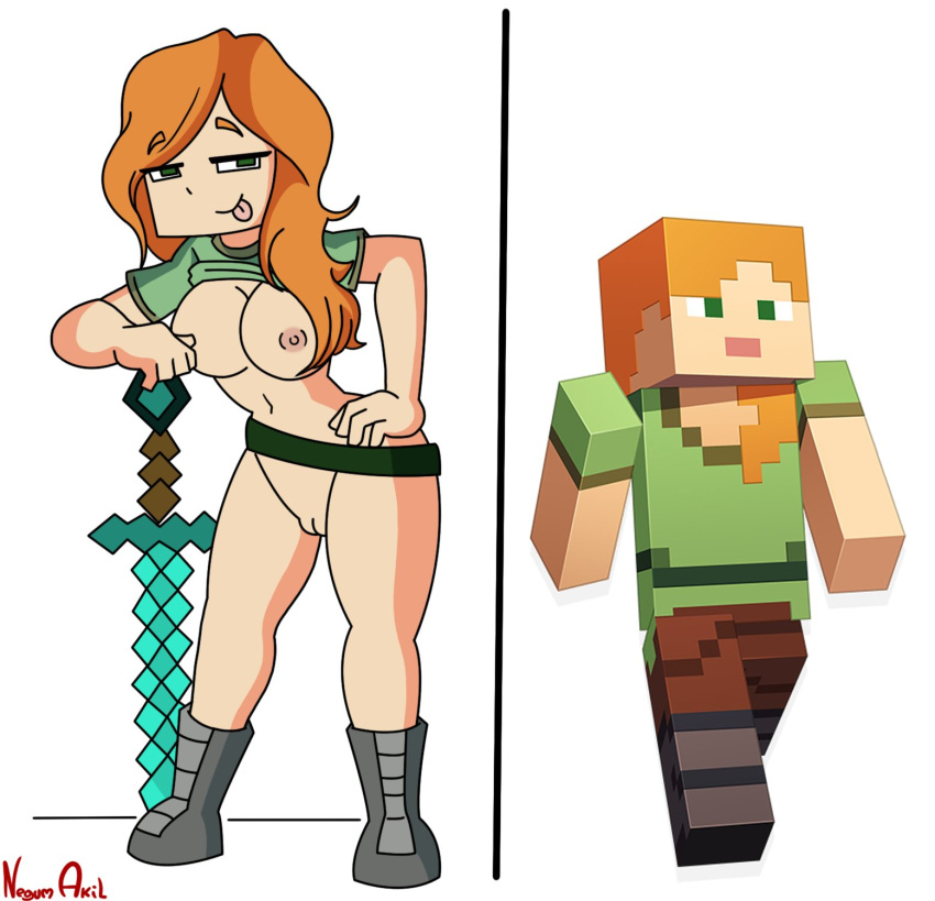 Alex (Minecraft) Rule 34 Image