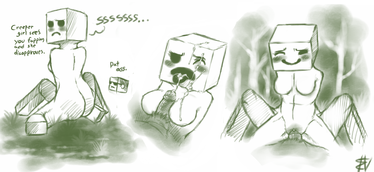 Creeper (Minecraft) Rule 34 Image