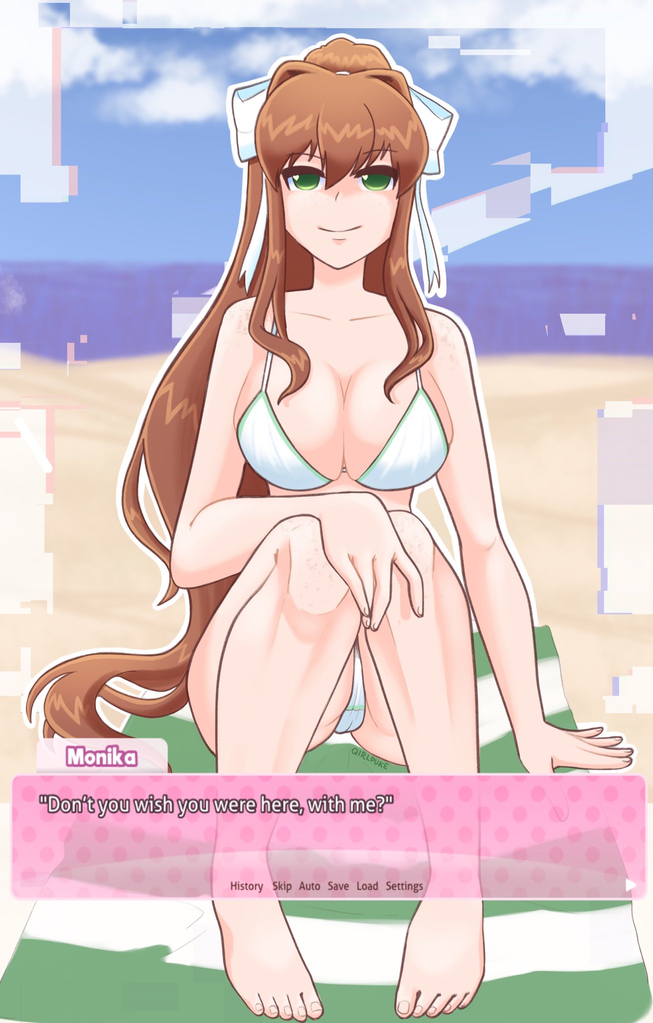 Monika (Doki Doki Literature Club) Rule 34 Image