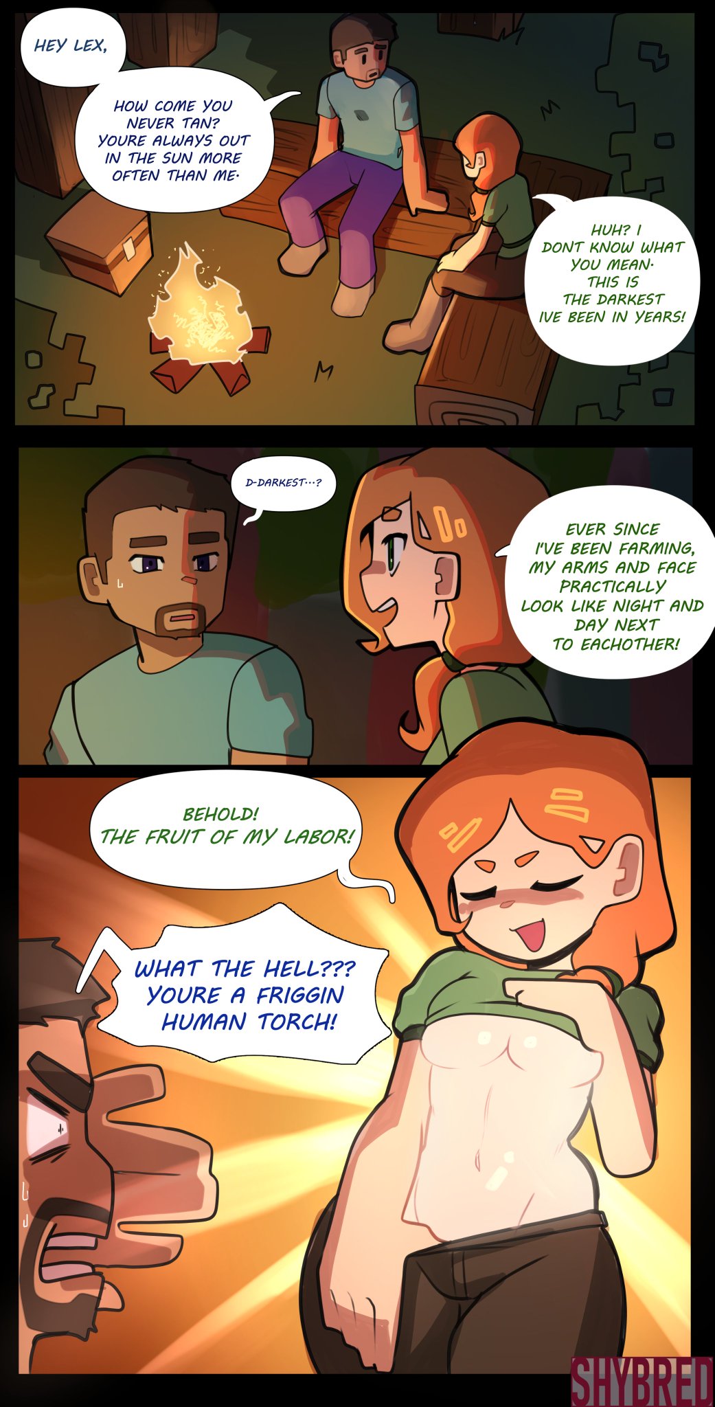 Alex (Minecraft) Rule 34 Image