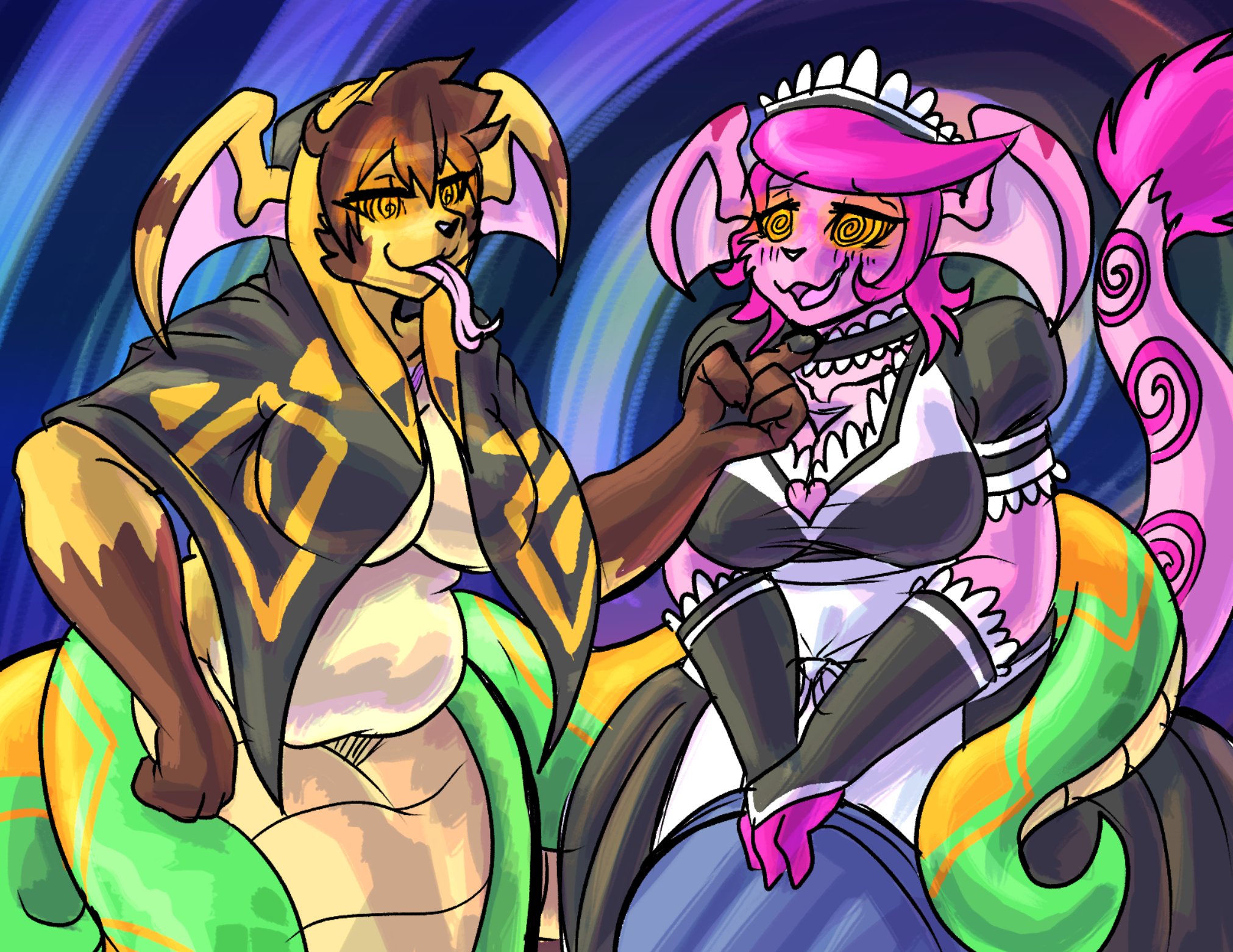 Rhea Snaketail (Slightly Damned) Rule 34 Image