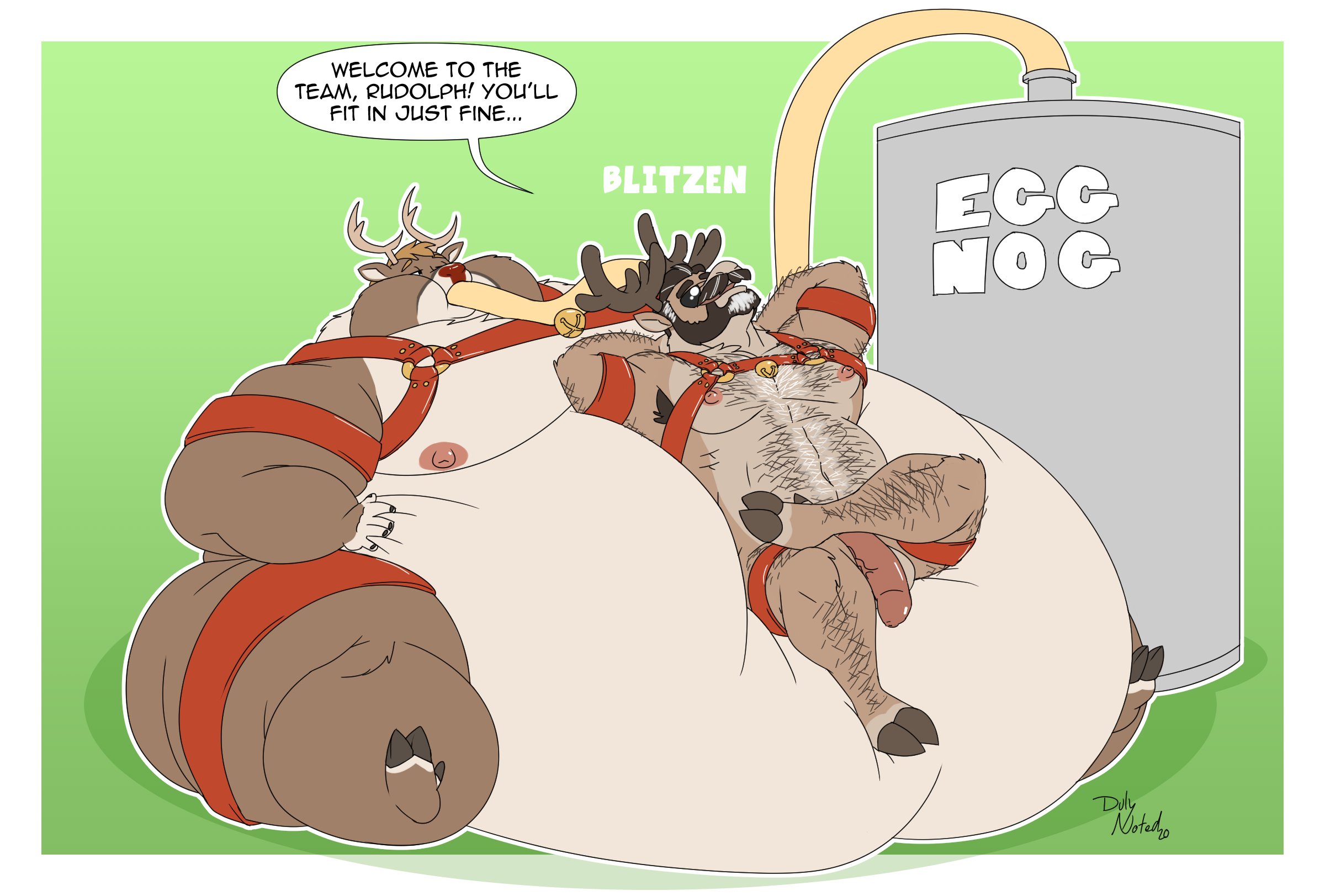 Blitzen (Rudolph The Red-Nosed Reindeer) Rule 34 Image