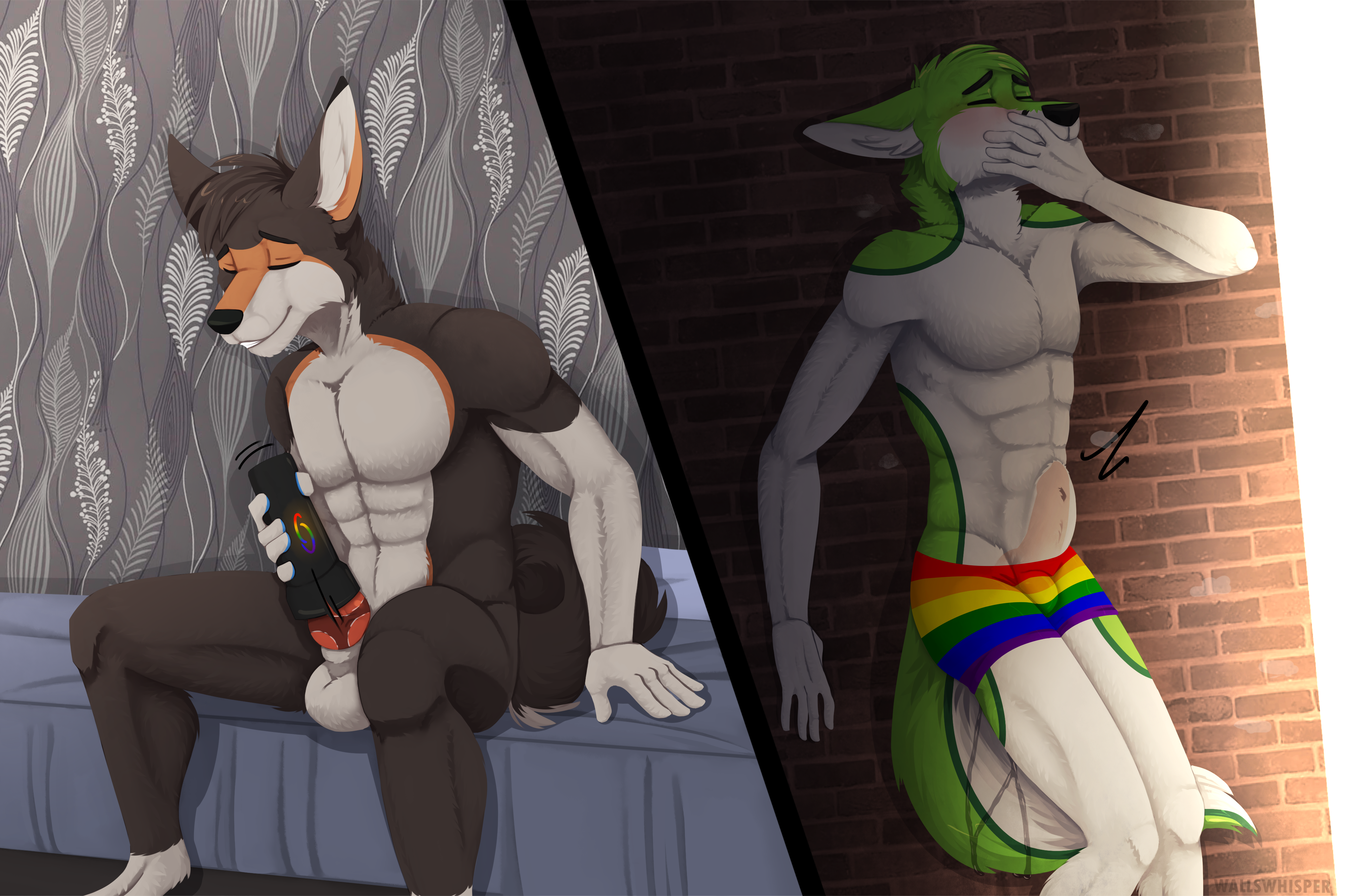 Fidget The Fox (Alex The Werewolf) Rule 34 Image