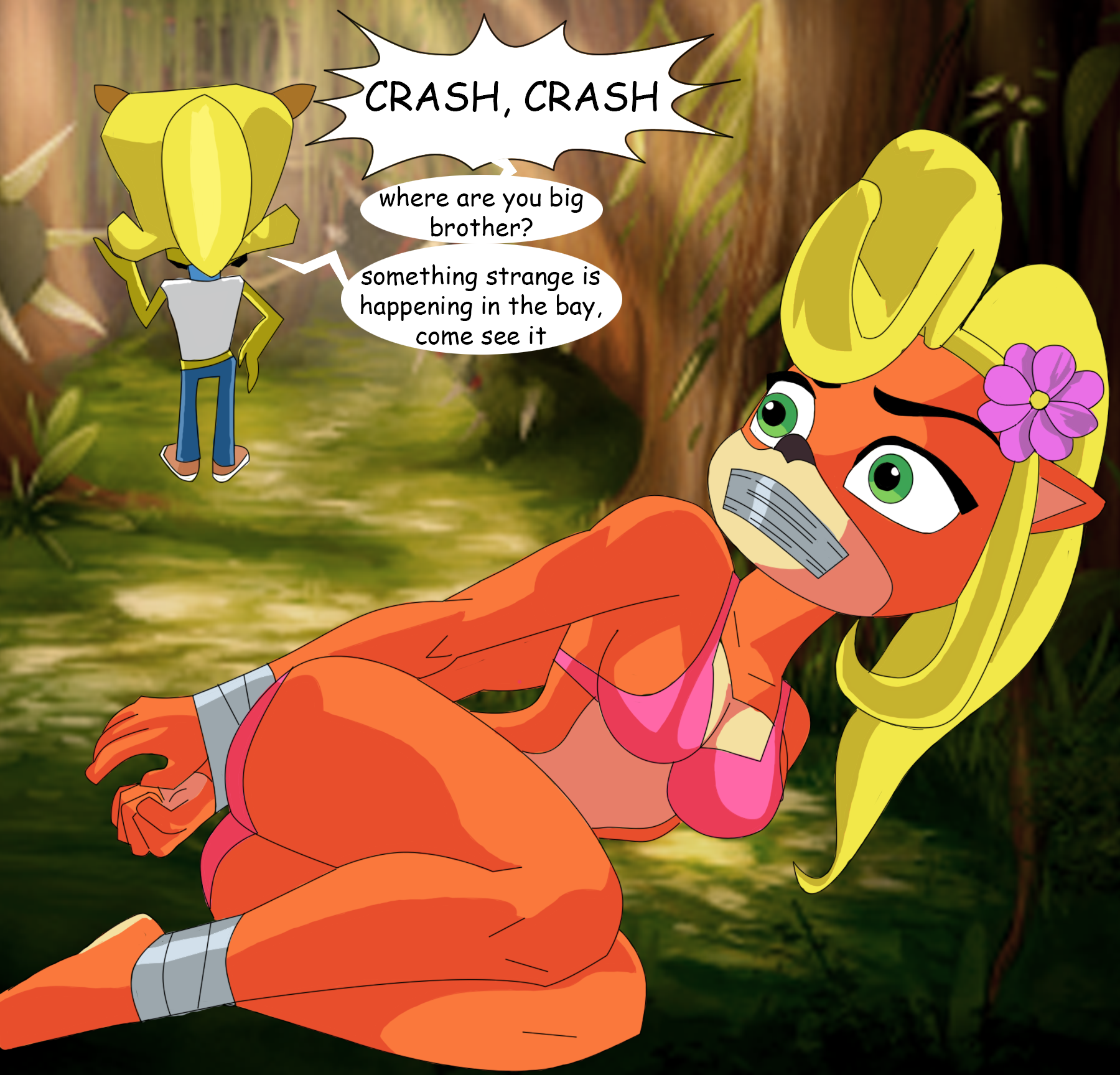 Coco Bandicoot (Crash (Series)) Rule 34 Image