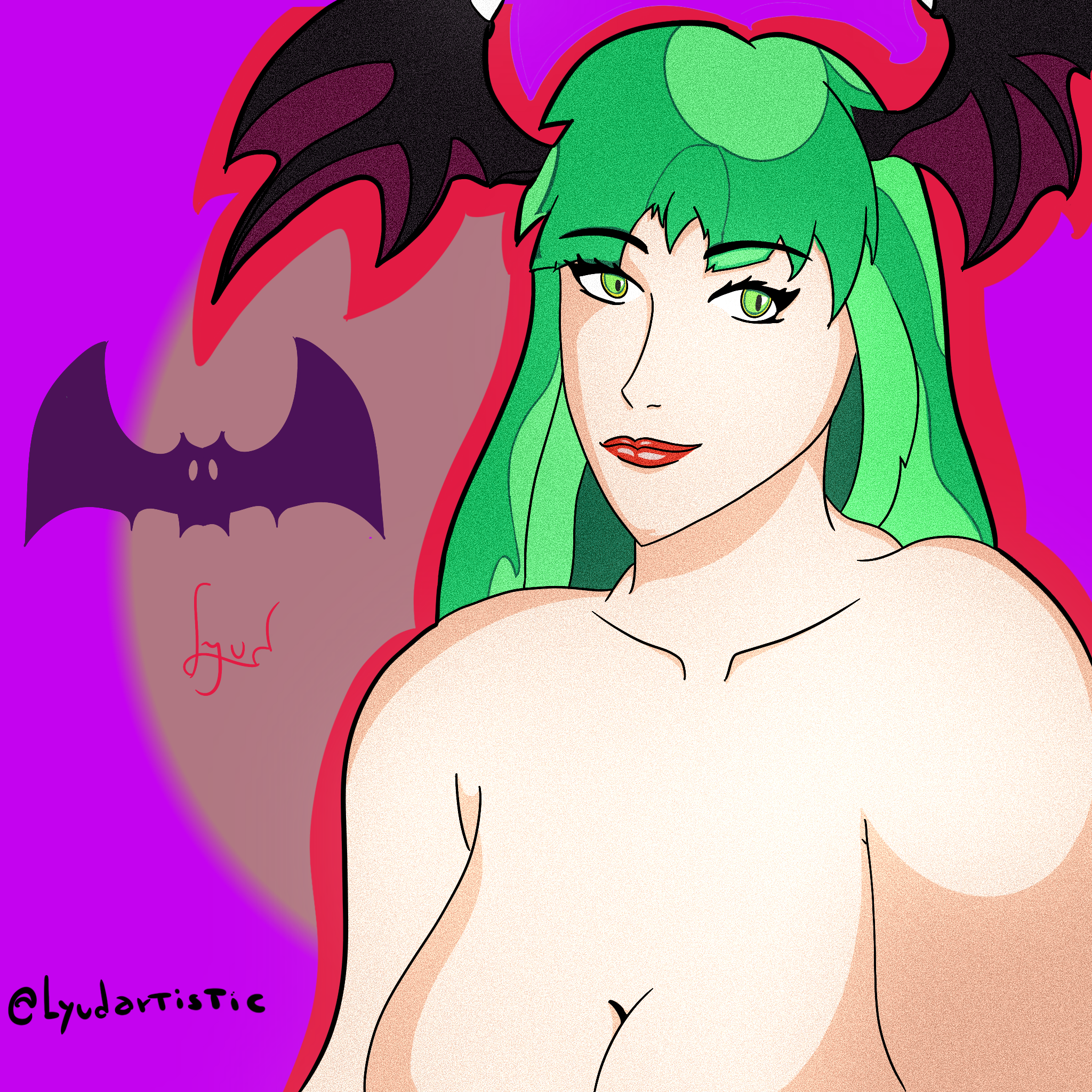 Morrigan Aensland (Darkstalkers) Rule 34 Image