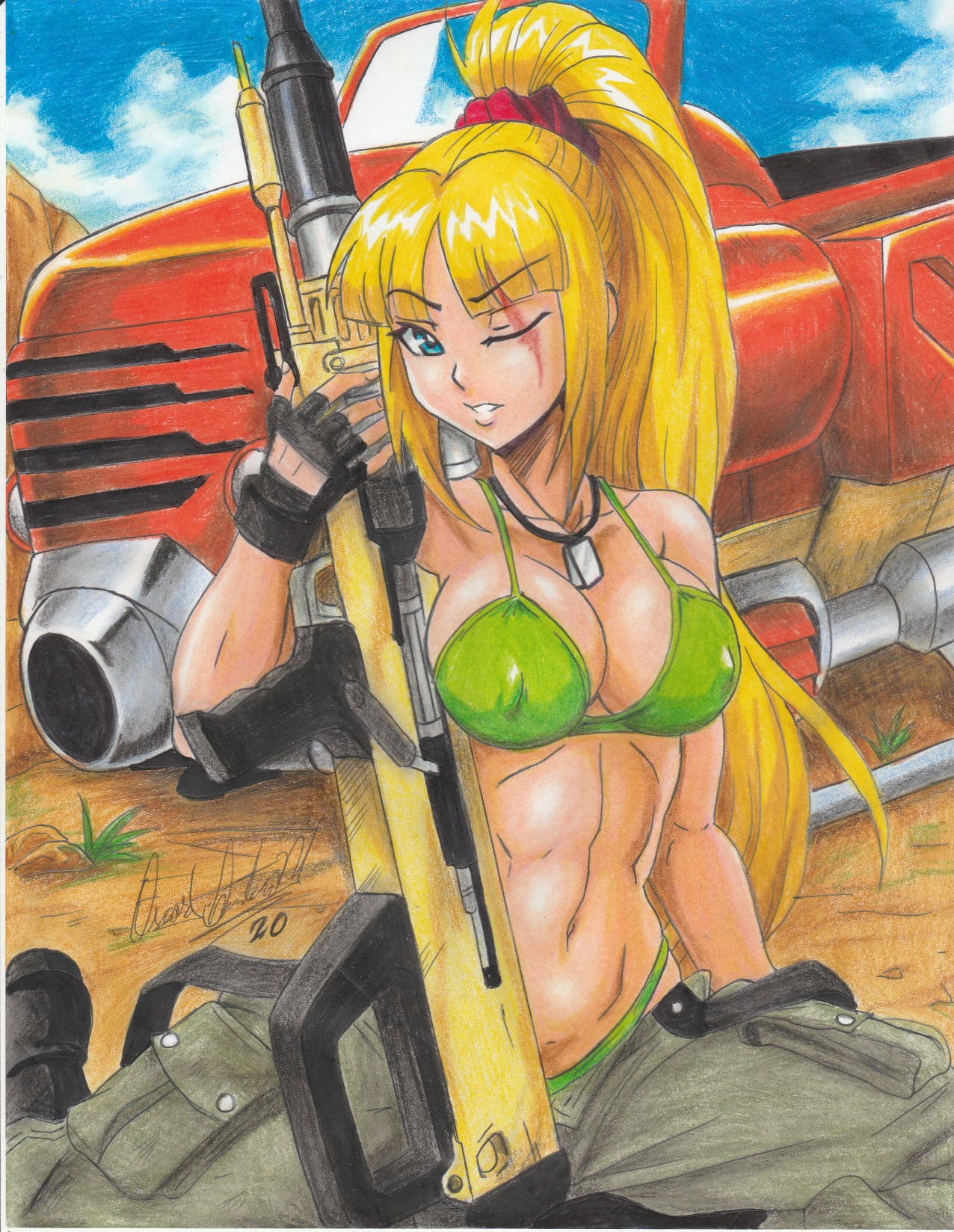 Dragunov (Metal Slug) Rule 34 Image