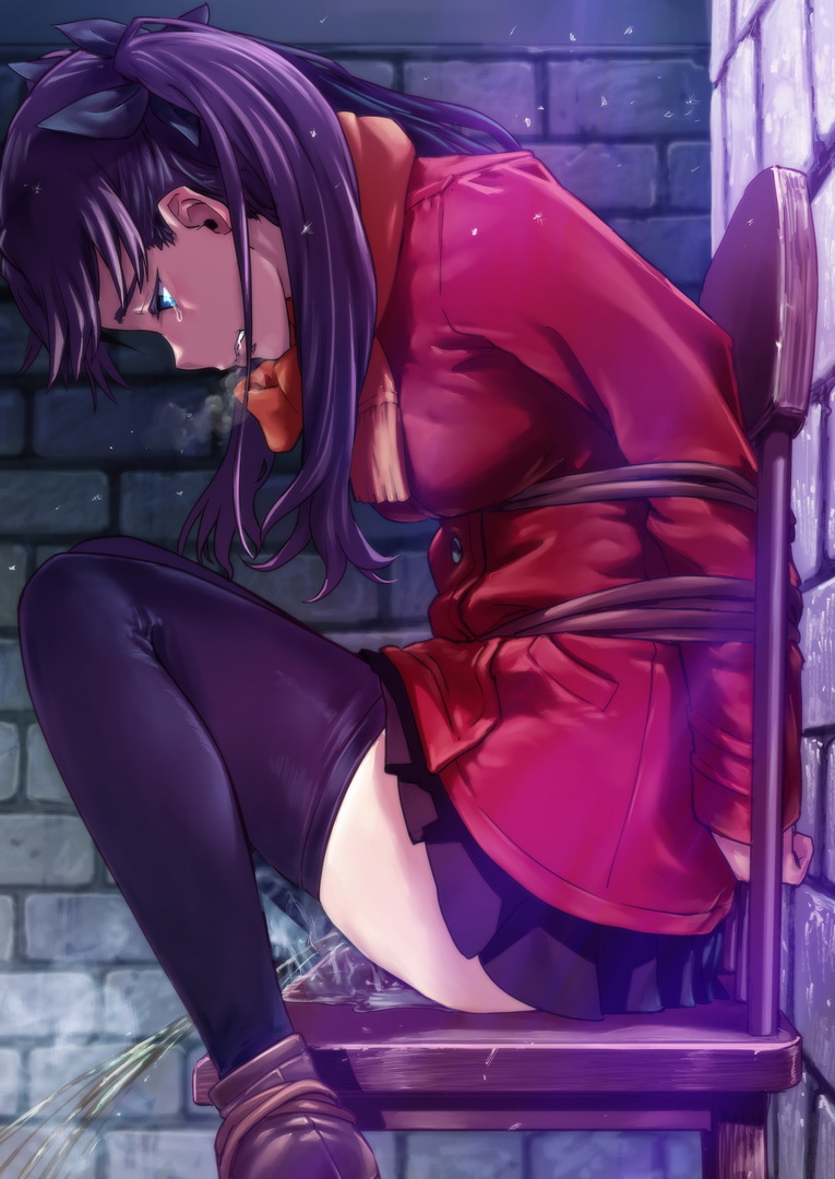 Tohsaka Rin (Fate (Series)) Rule 34 Image