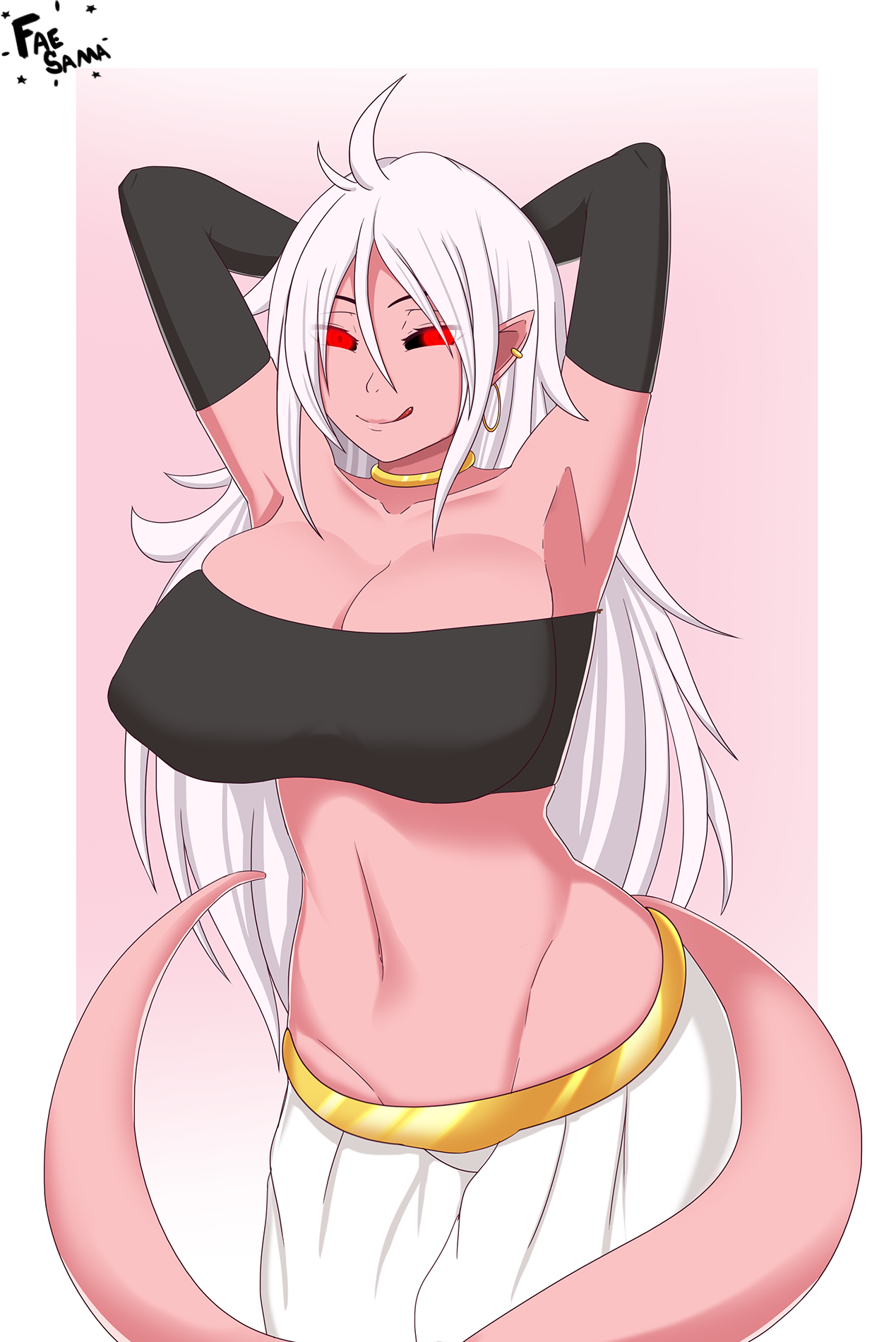 Android 21 (Dragon Ball) Rule 34 Image