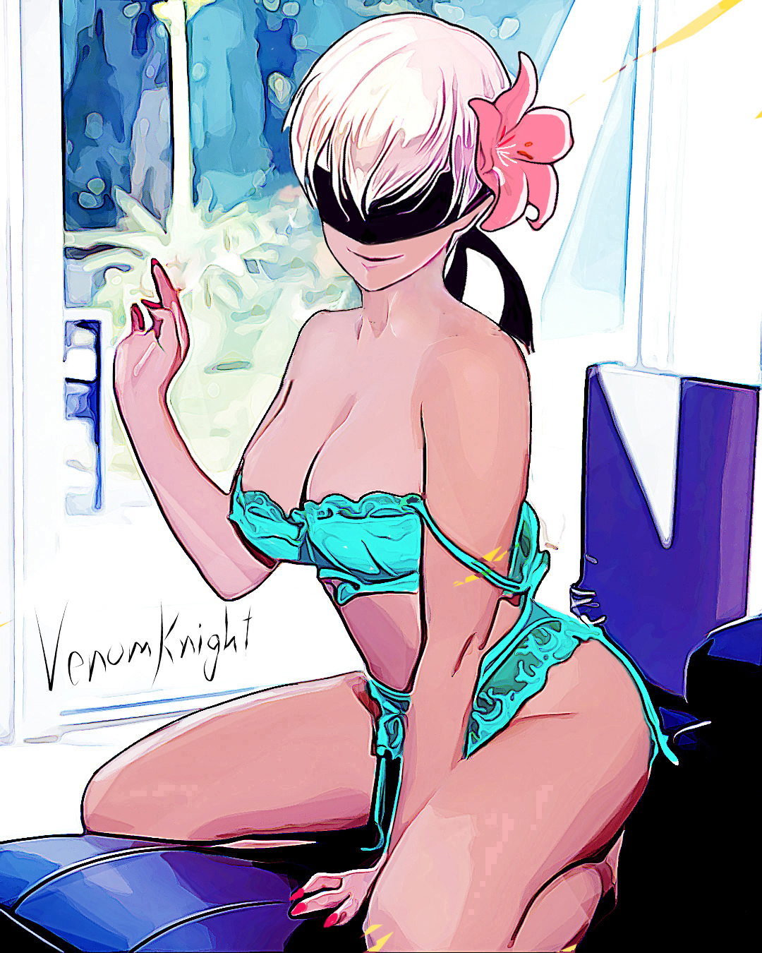 Yorha 9s (Nier) Rule 34 Image