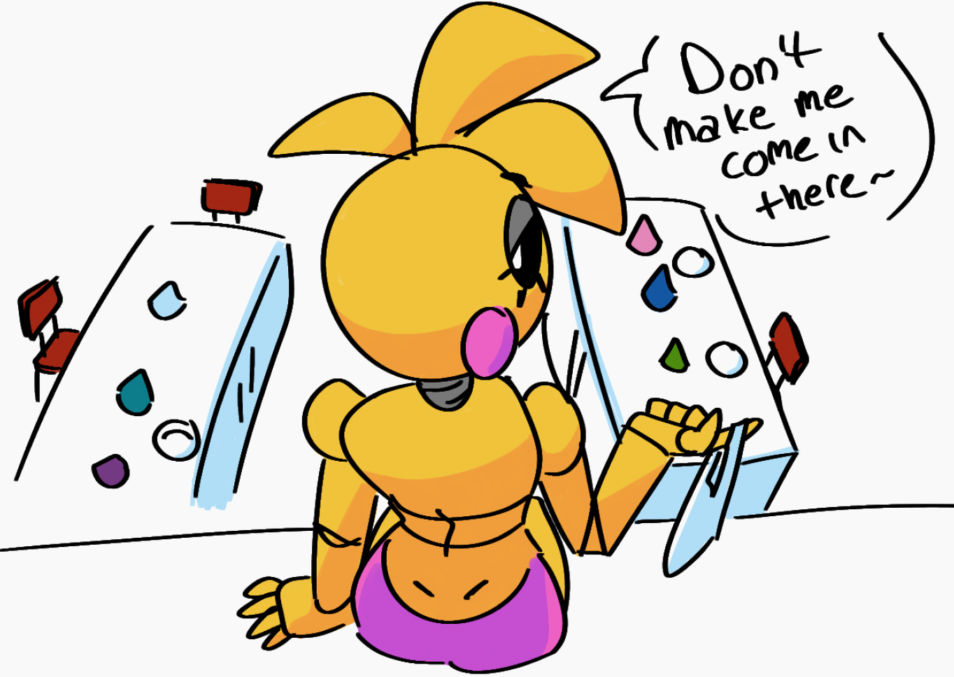 Toy Chica (Fnaf) Rule 34 Image