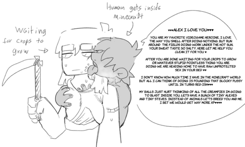 Alex (Minecraft) Rule 34 Image