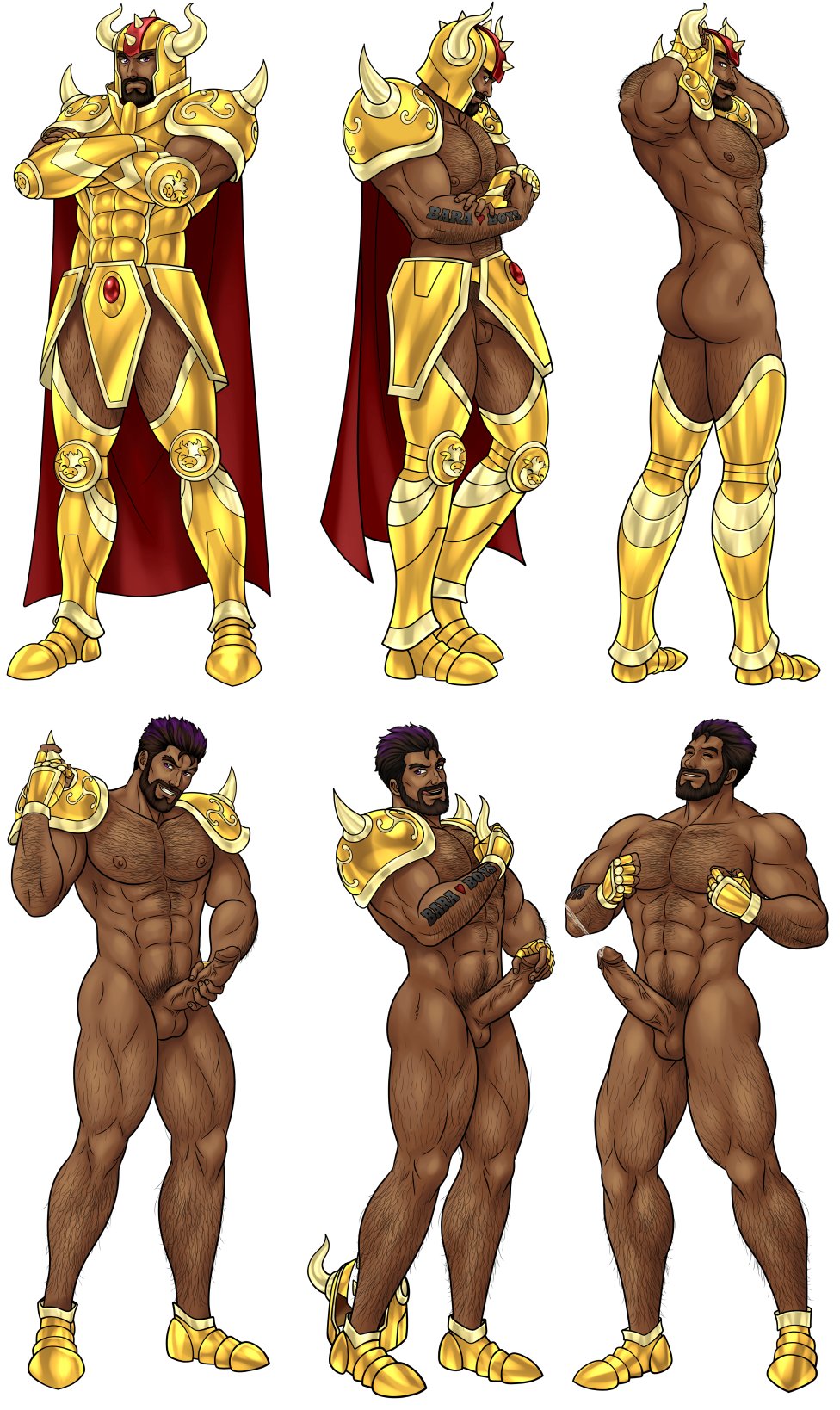 Taurus Aldebaran (Saint Seiya) Rule 34 Image