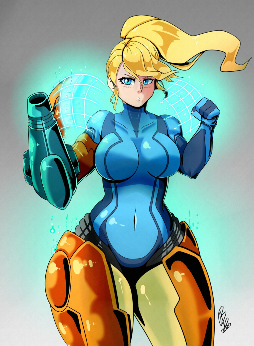 Armored Samus (Metroid) Rule 34 Image