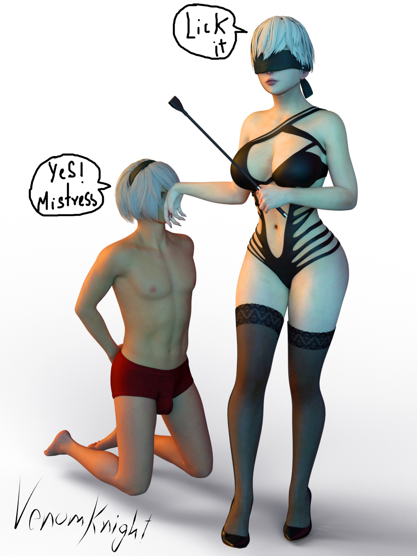 Male 2b (Nier) Rule 34 Image