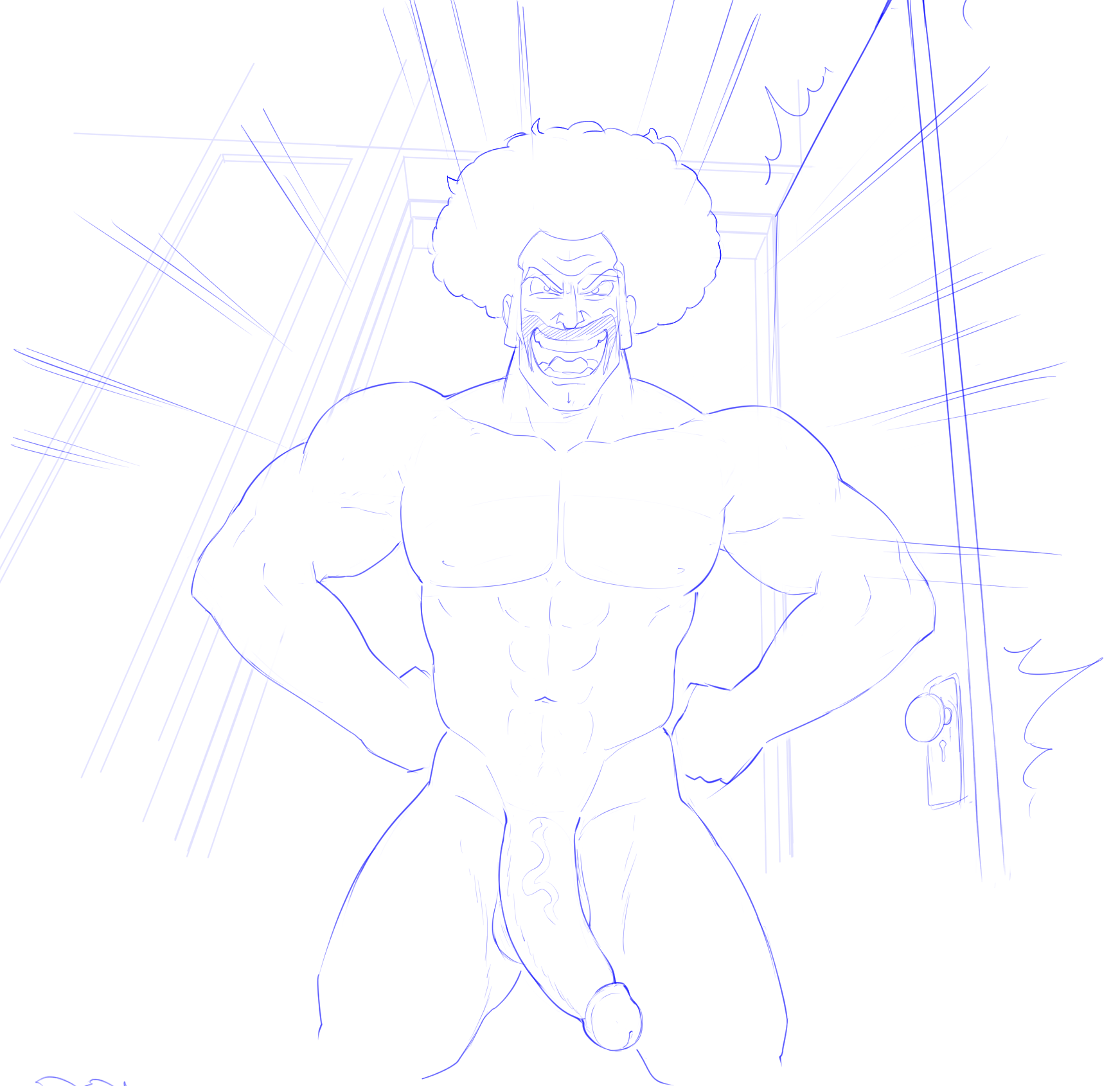 Mr. Satan (Dragon Ball) Rule 34 Image