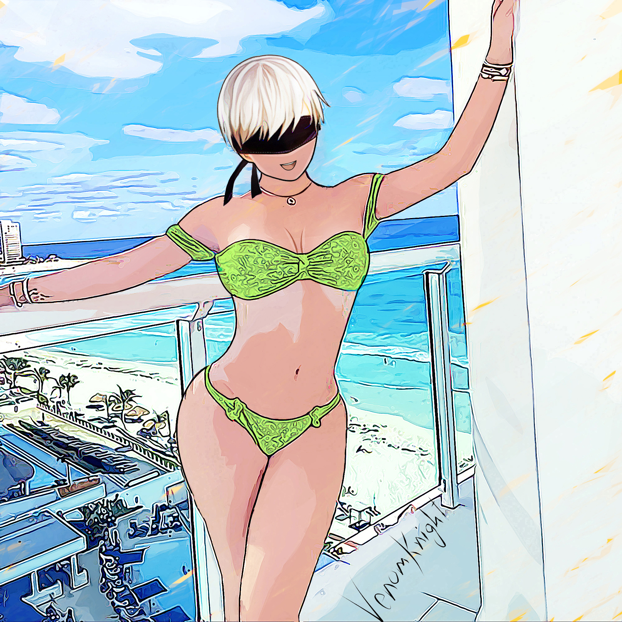 Yorha 9s (Nier) Rule 34 Image