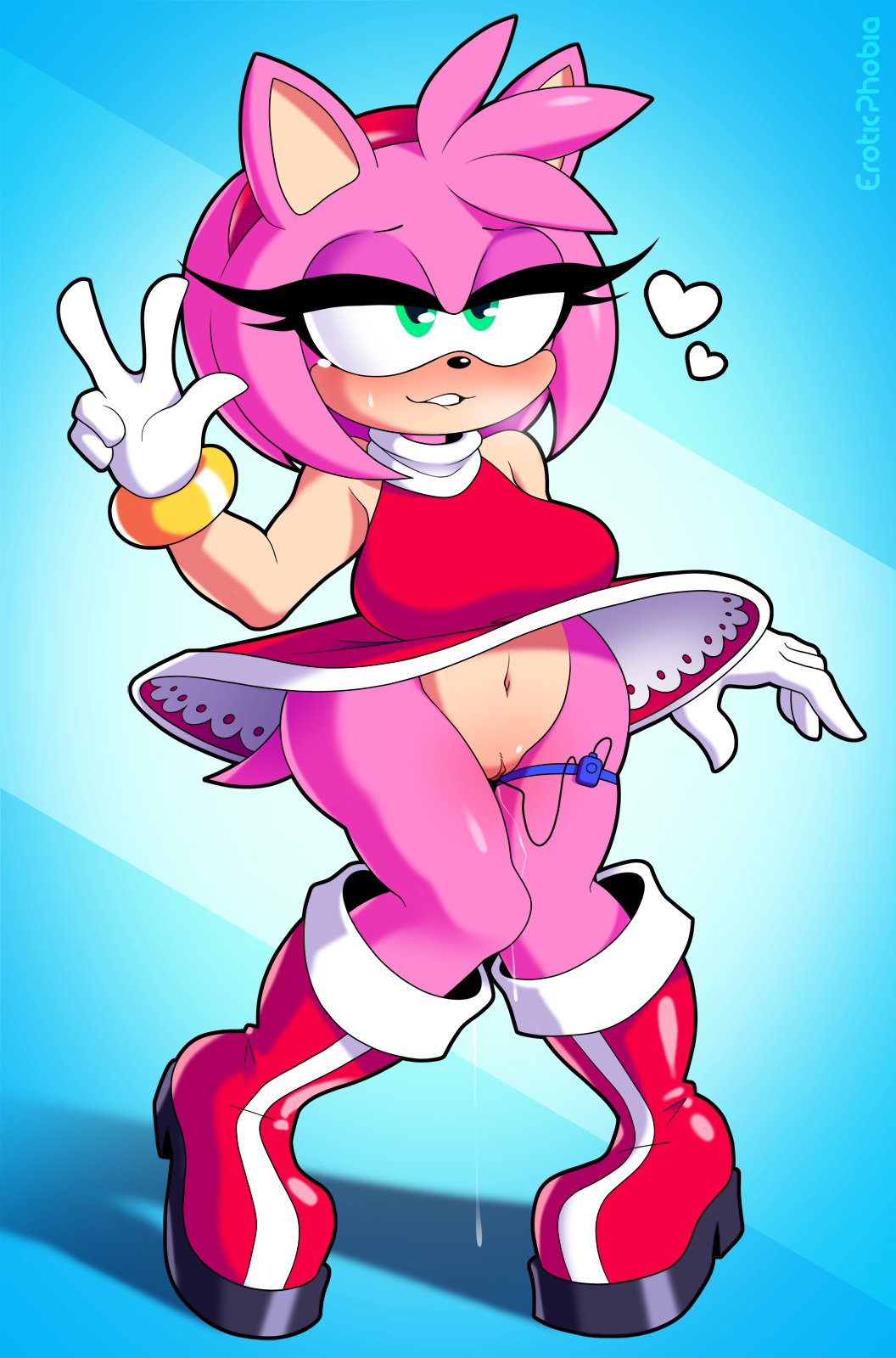Amy Rose (Sega) Rule 34 Image