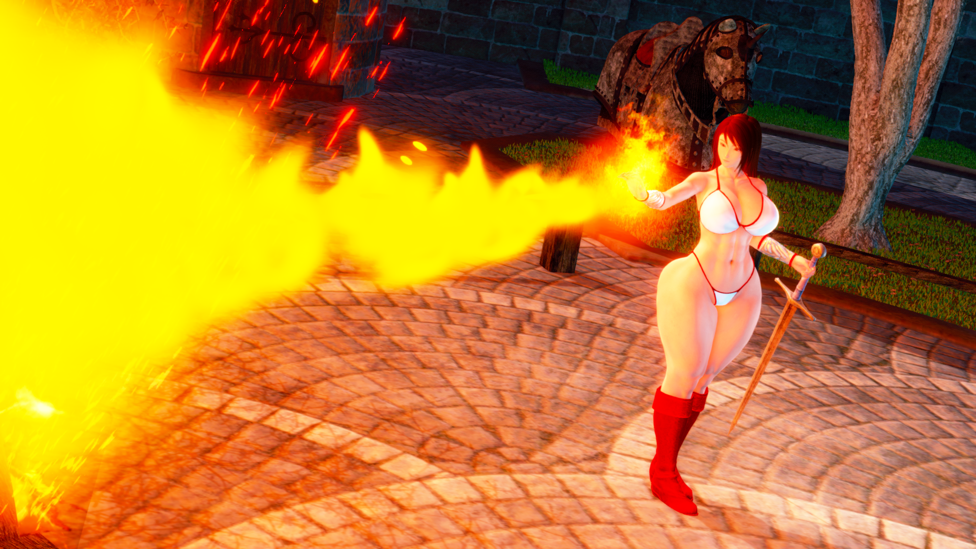 Tyris Flare (Golden Axe) Rule 34 Image