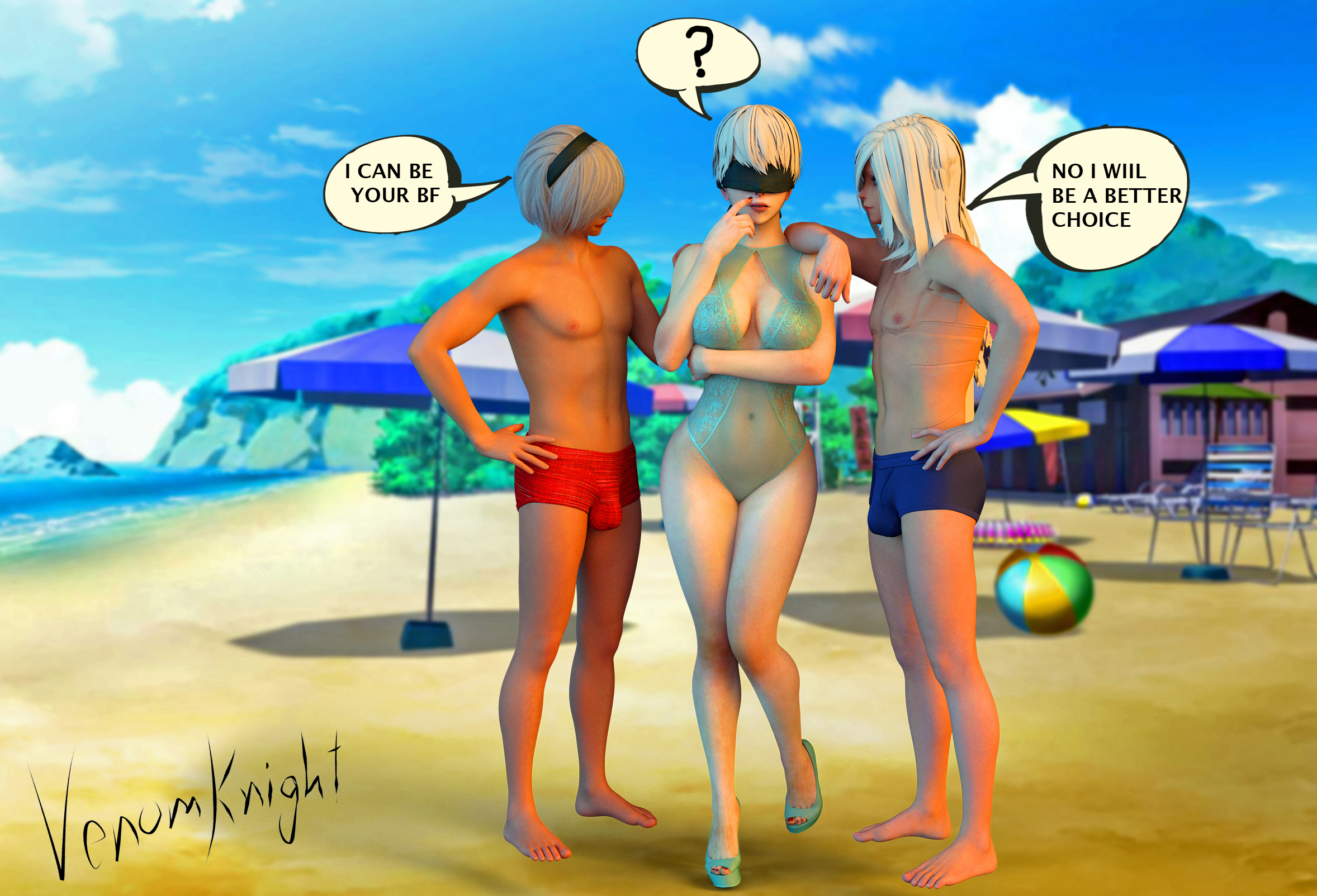 Male 2b (Nier) Rule 34 Image