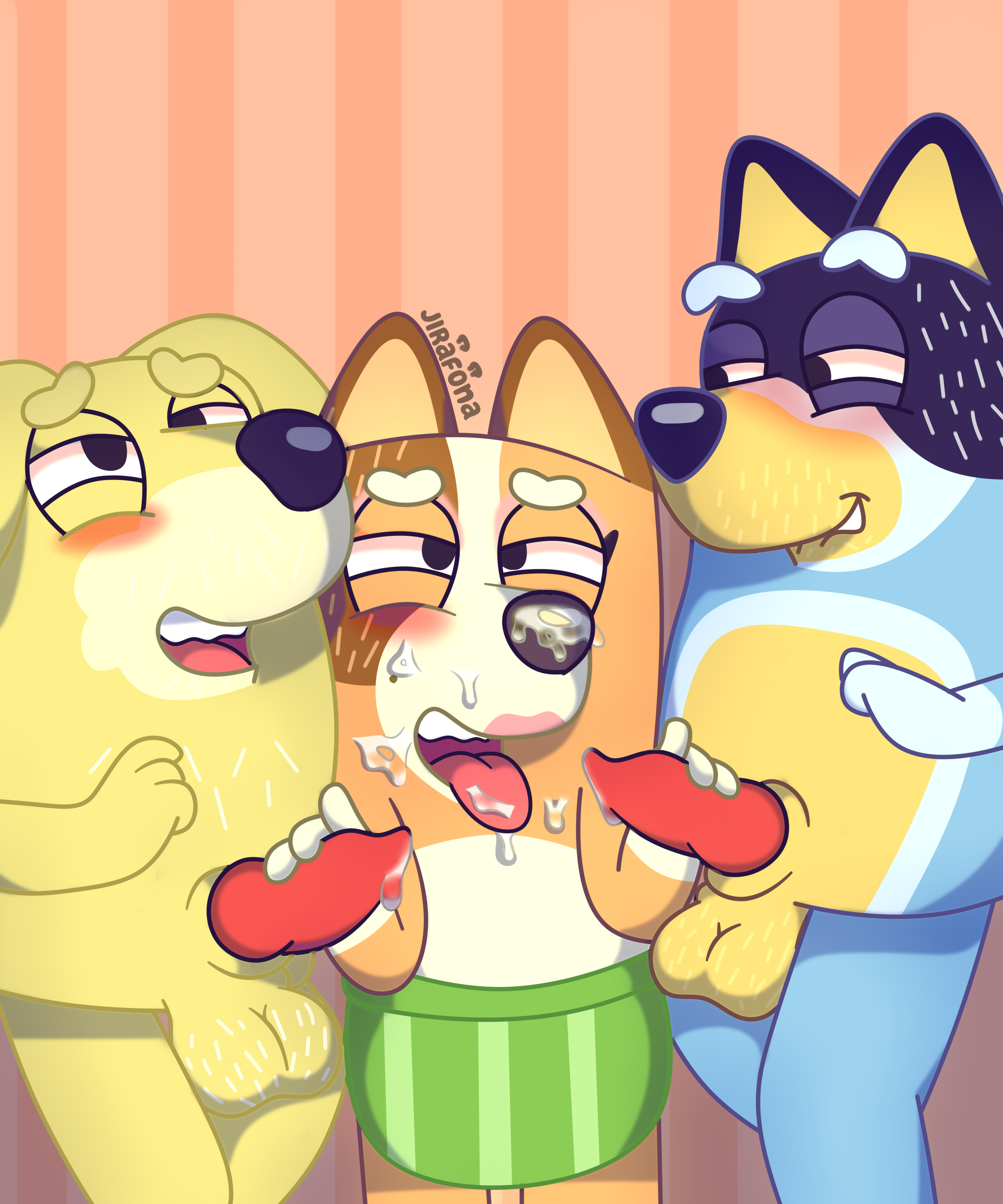 Bandit (Bluey) Rule 34 Image