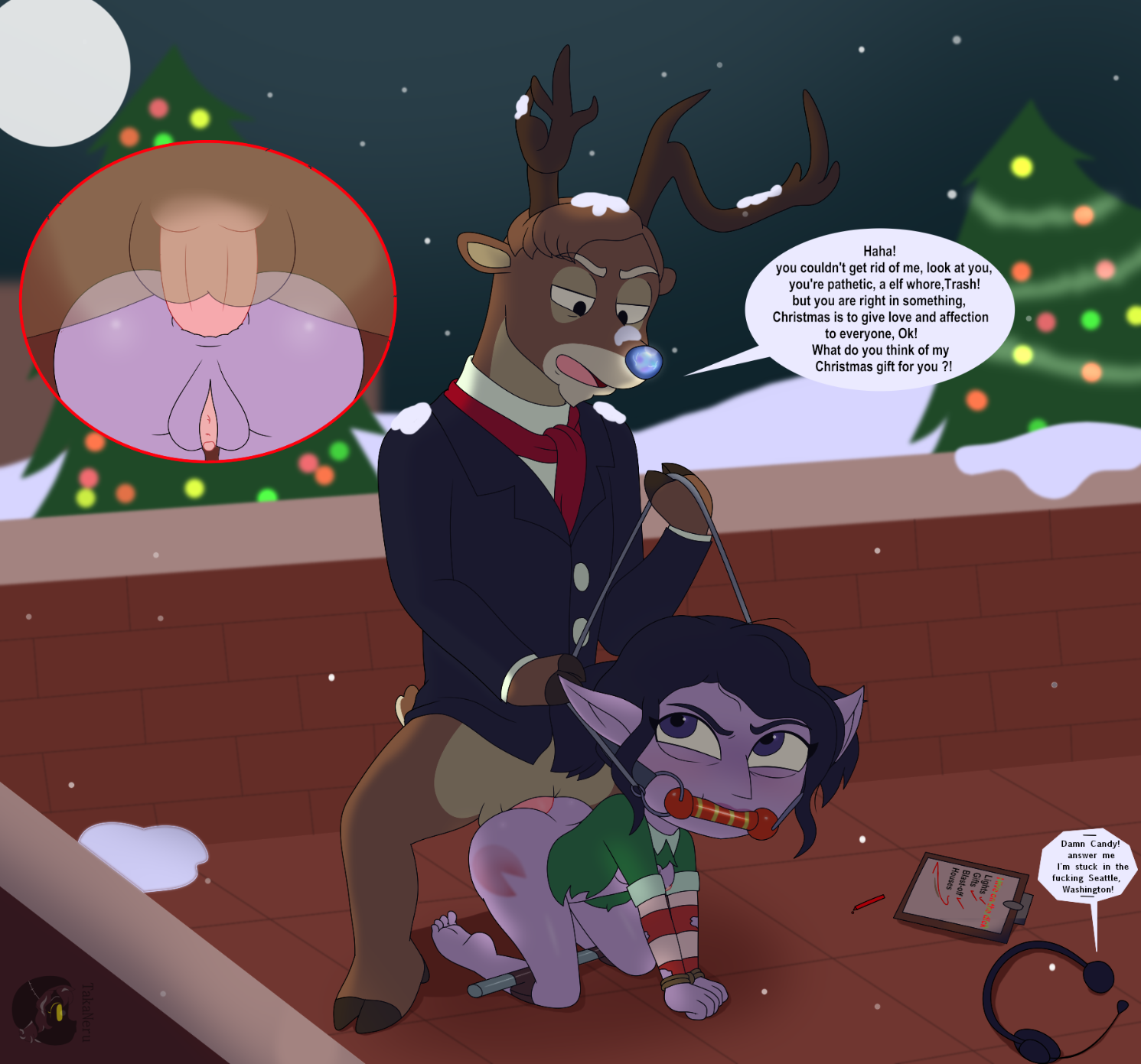 Christmas Elf (Candy Smalls) Rule 34 Image
