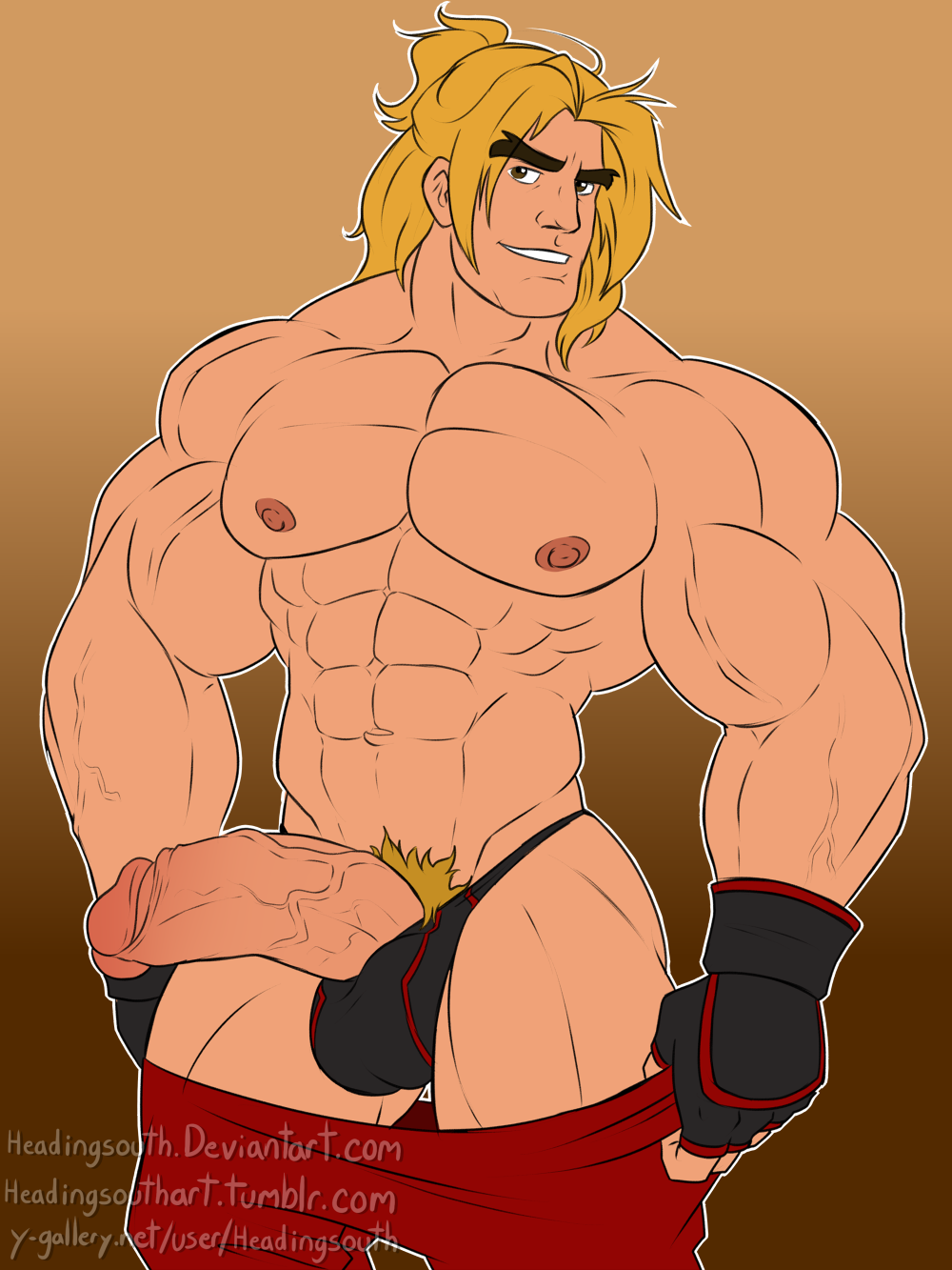 Ken Masters (Street Fighter) Rule 34 Image