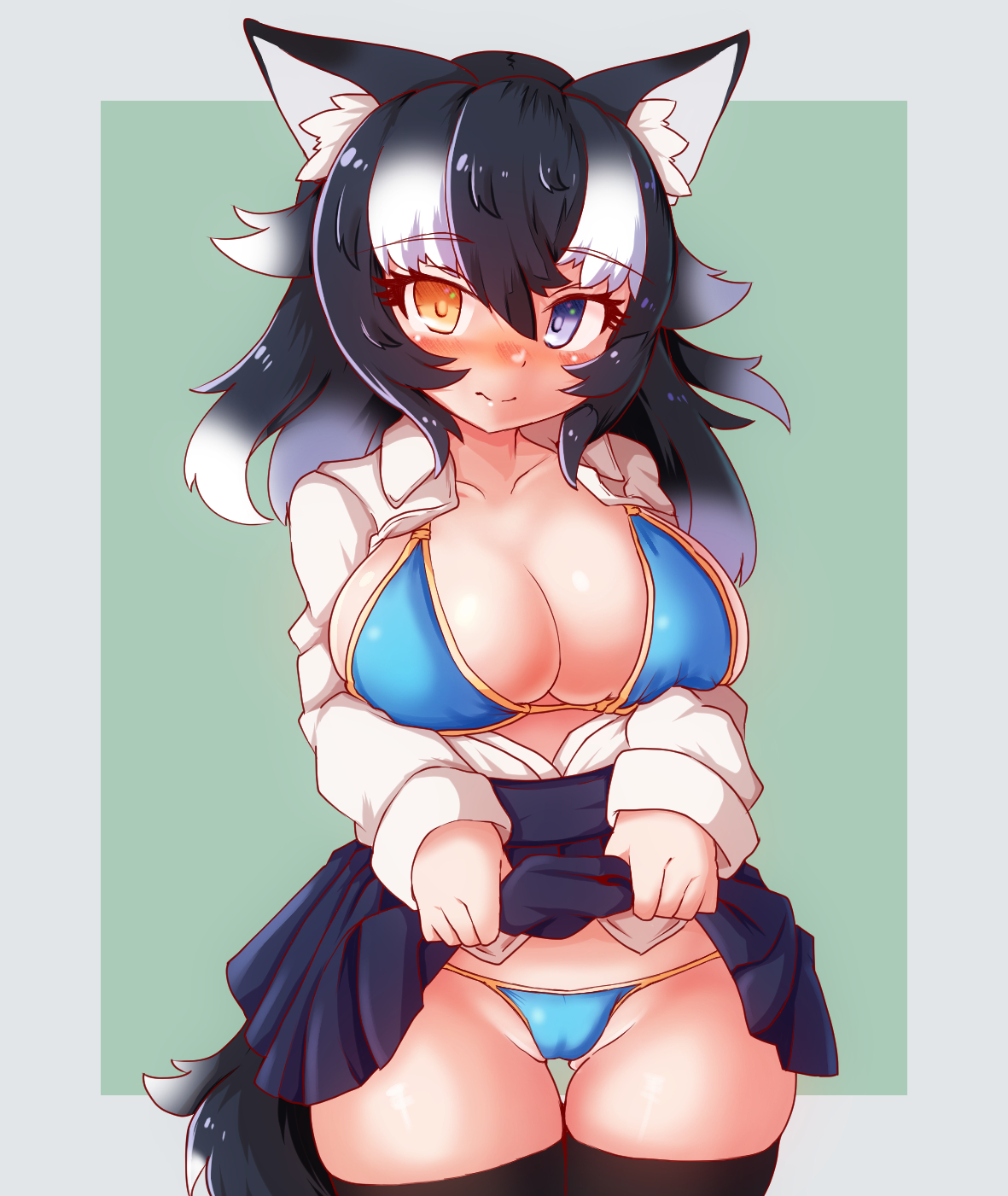Grey Wolf (Kemono Friends) Rule 34 Image
