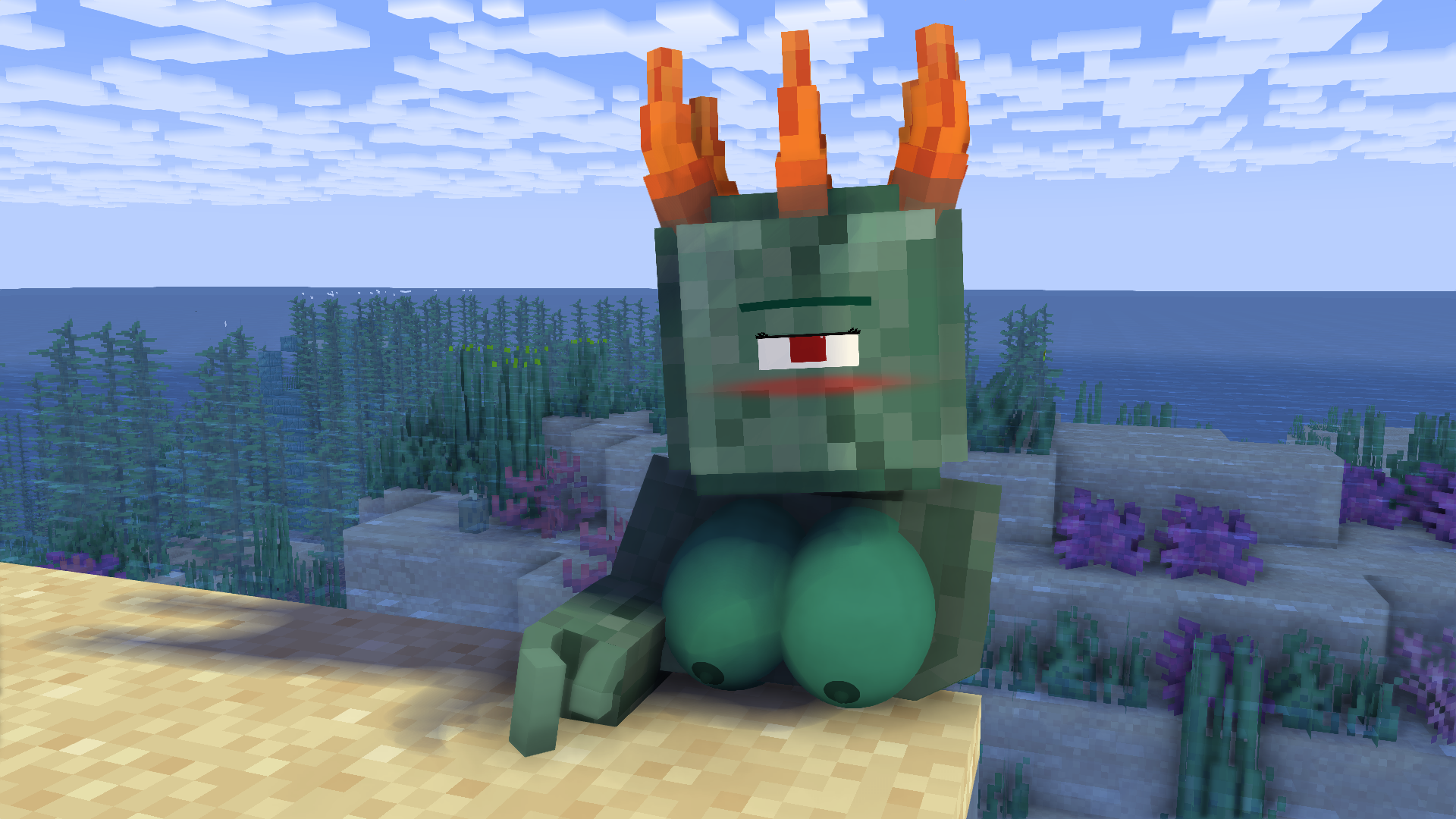 Guardian (Minecraft) Rule 34 Image