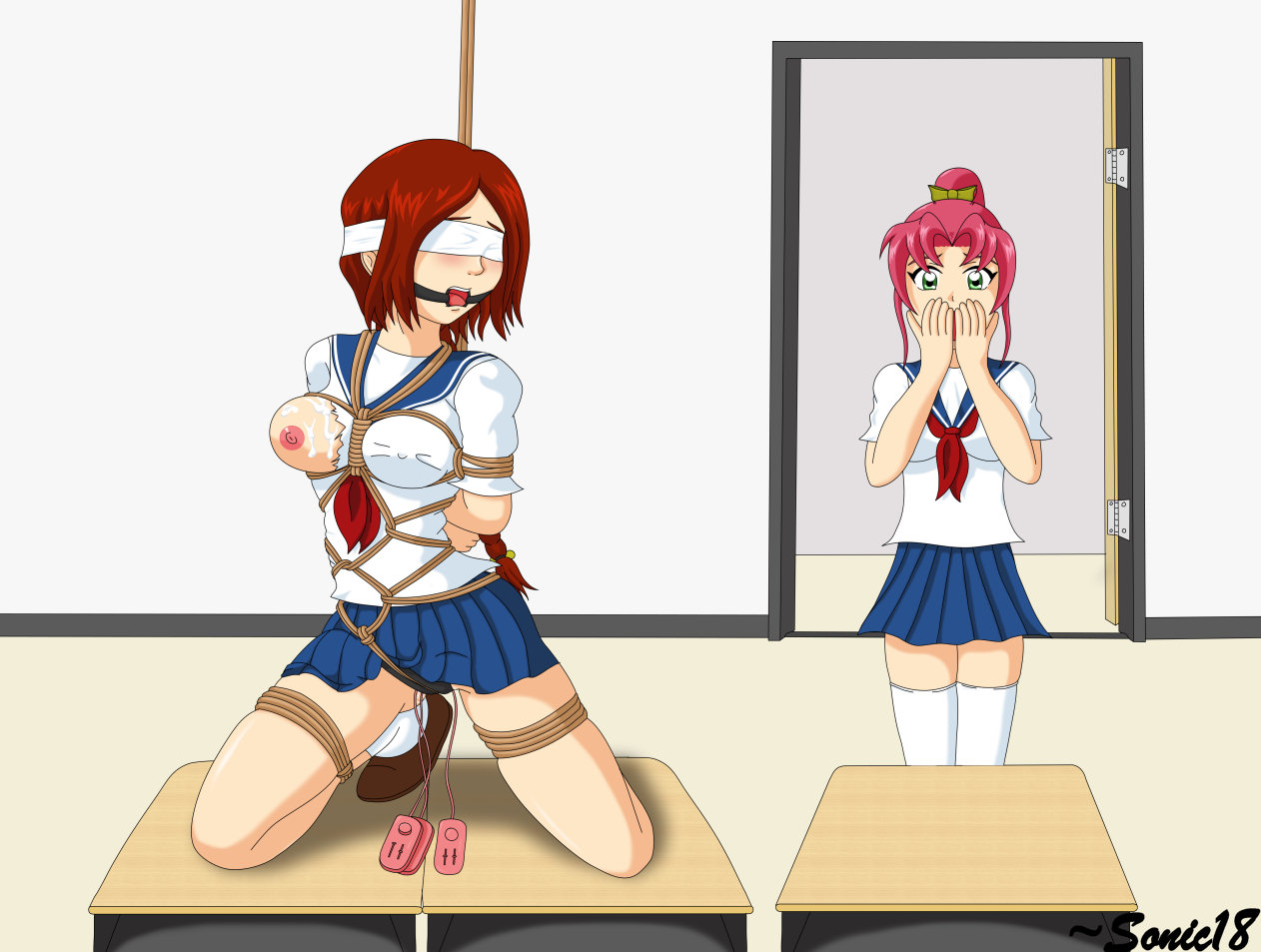Arms Behind Back Rule 34 Image