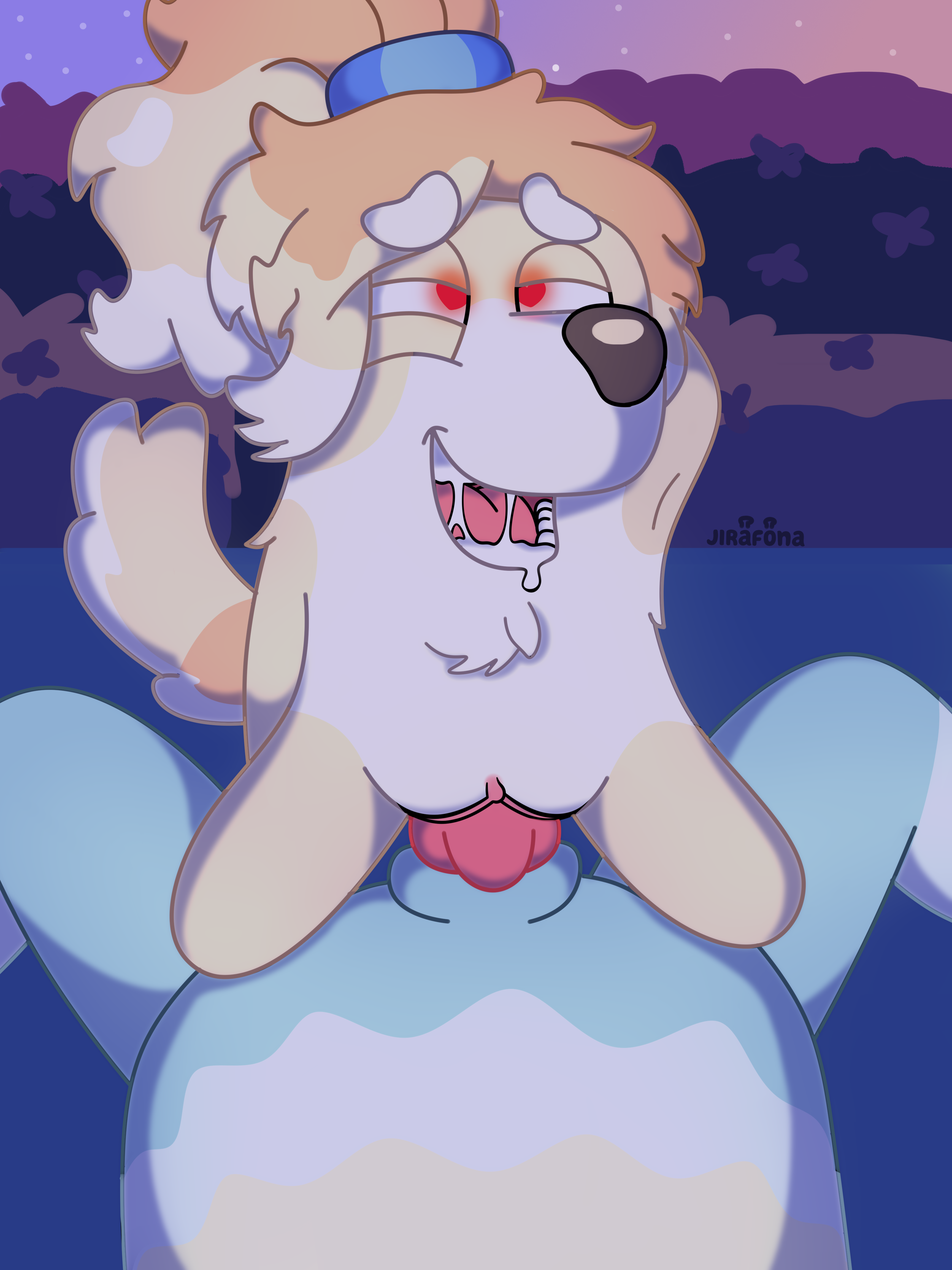 Frisky (Bluey) Rule 34 Image