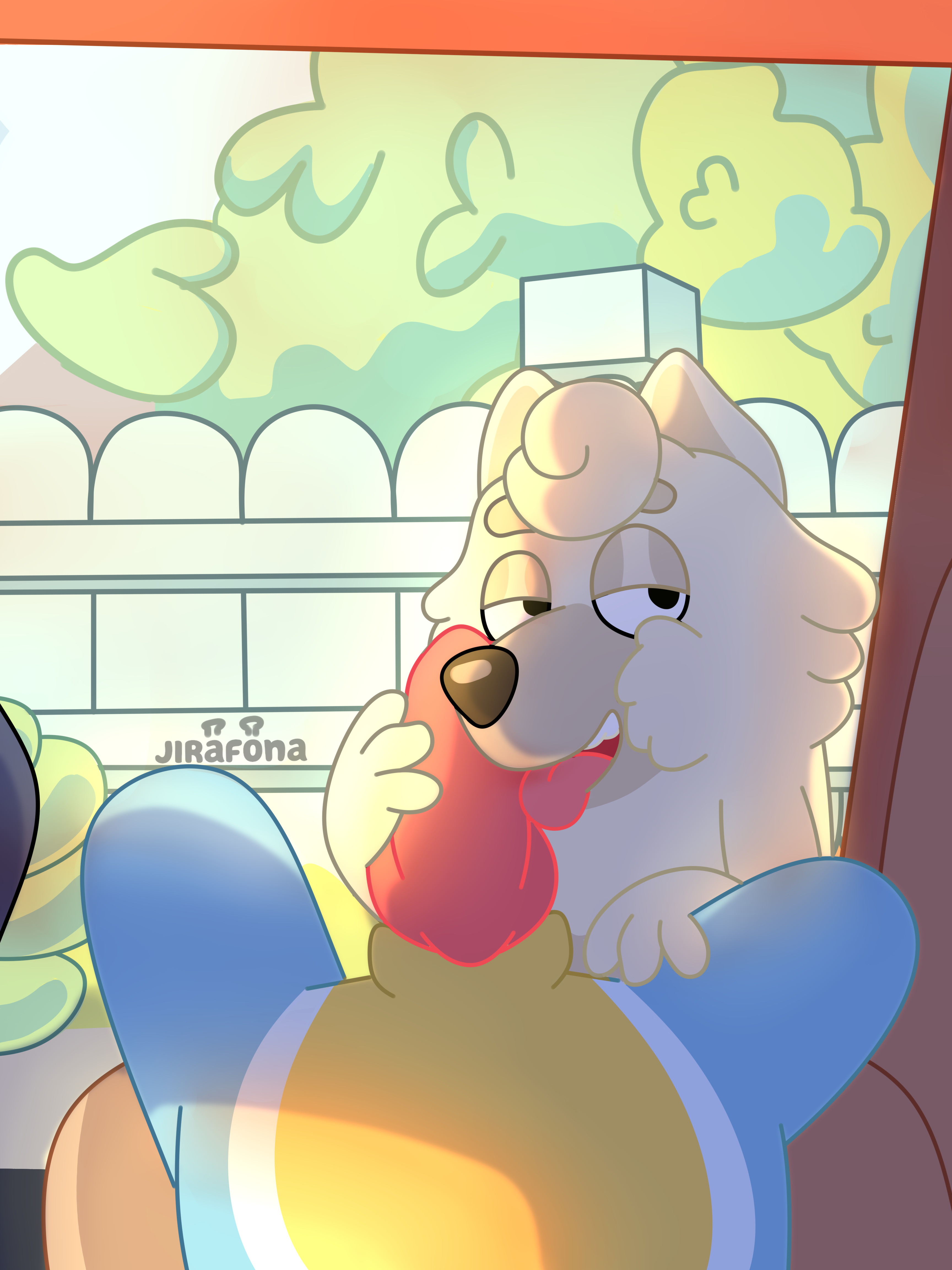 Bandit (Bluey) Rule 34 Image