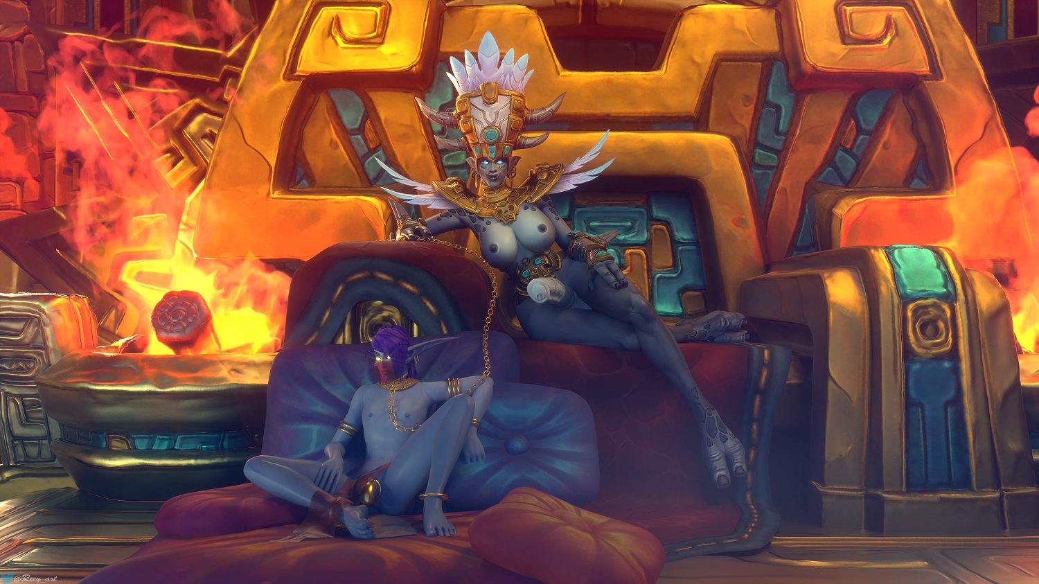 Night Elf (World Of Warcraft) Rule 34 Image