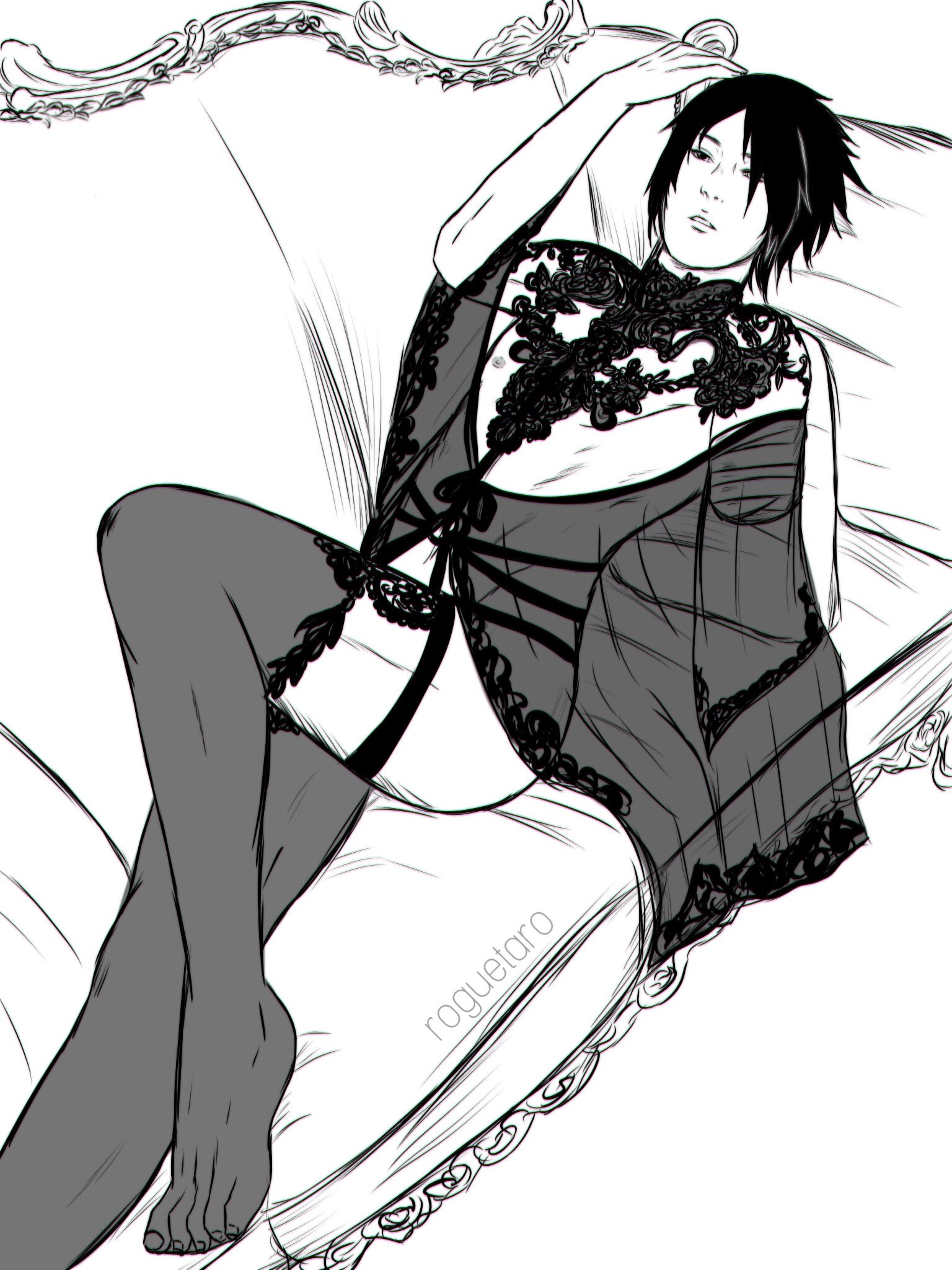 Sasuke Uchiha (Naruto) Rule 34 Image