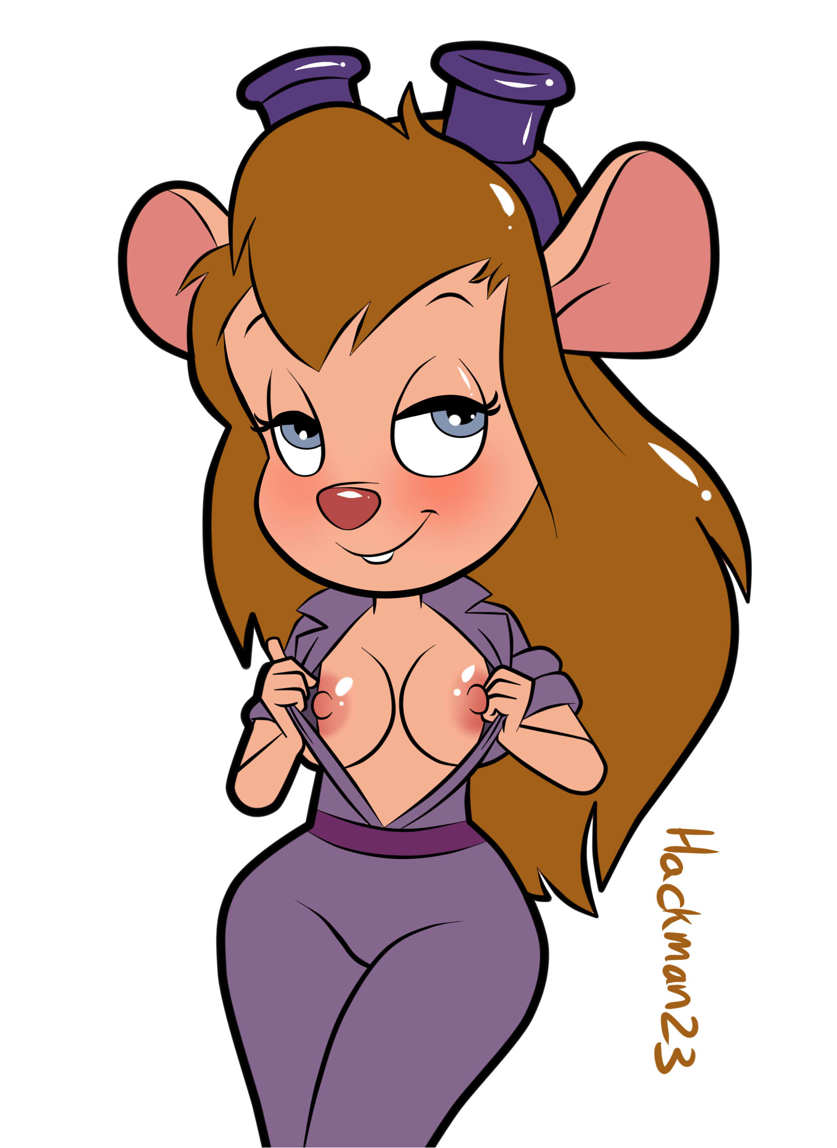 Gadget Hackwrench (Chip 'N Dale Rescue Rangers) Rule 34 Image