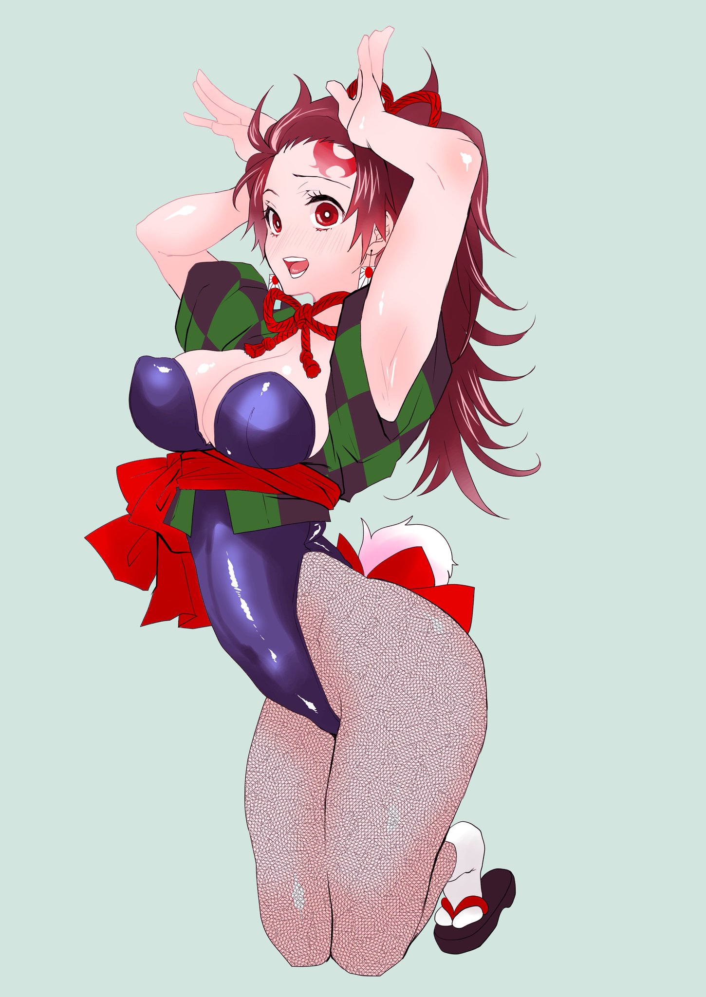 Female Tanjirou (Demon Slayer) Rule 34 Image