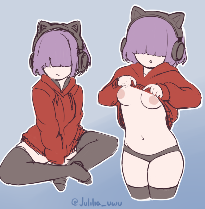 Black Legwear Rule 34 Image