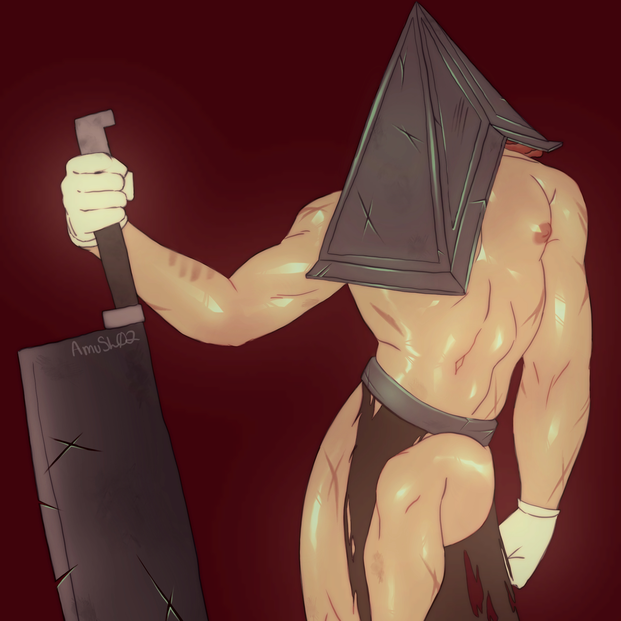 Pyramid Head (Dead By Daylight) Rule 34 Image