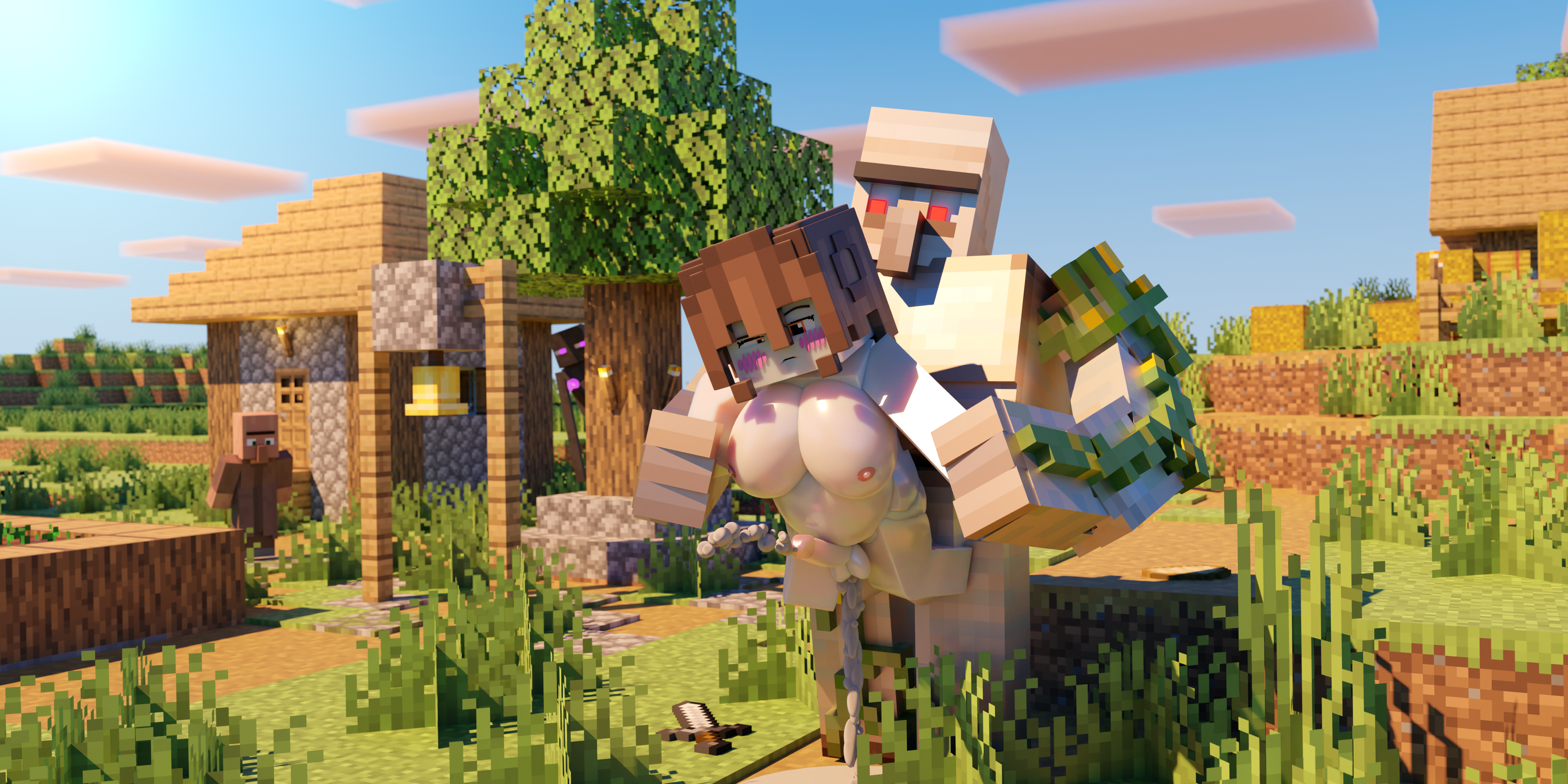 Iron Golem (Minecraft) Rule 34 Image